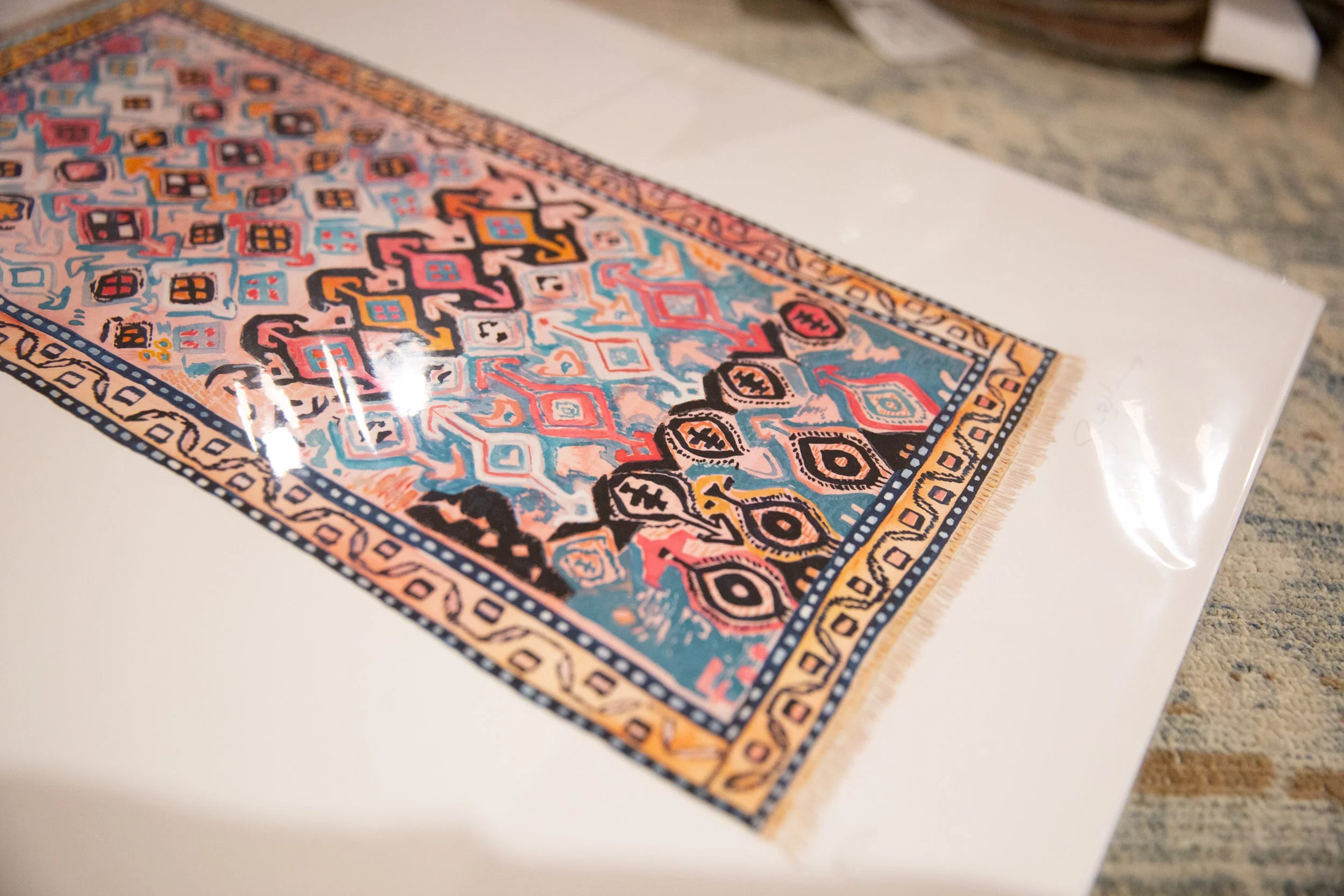 Sarah Martinez Vintage Rug Limited Edition Print - Image 2