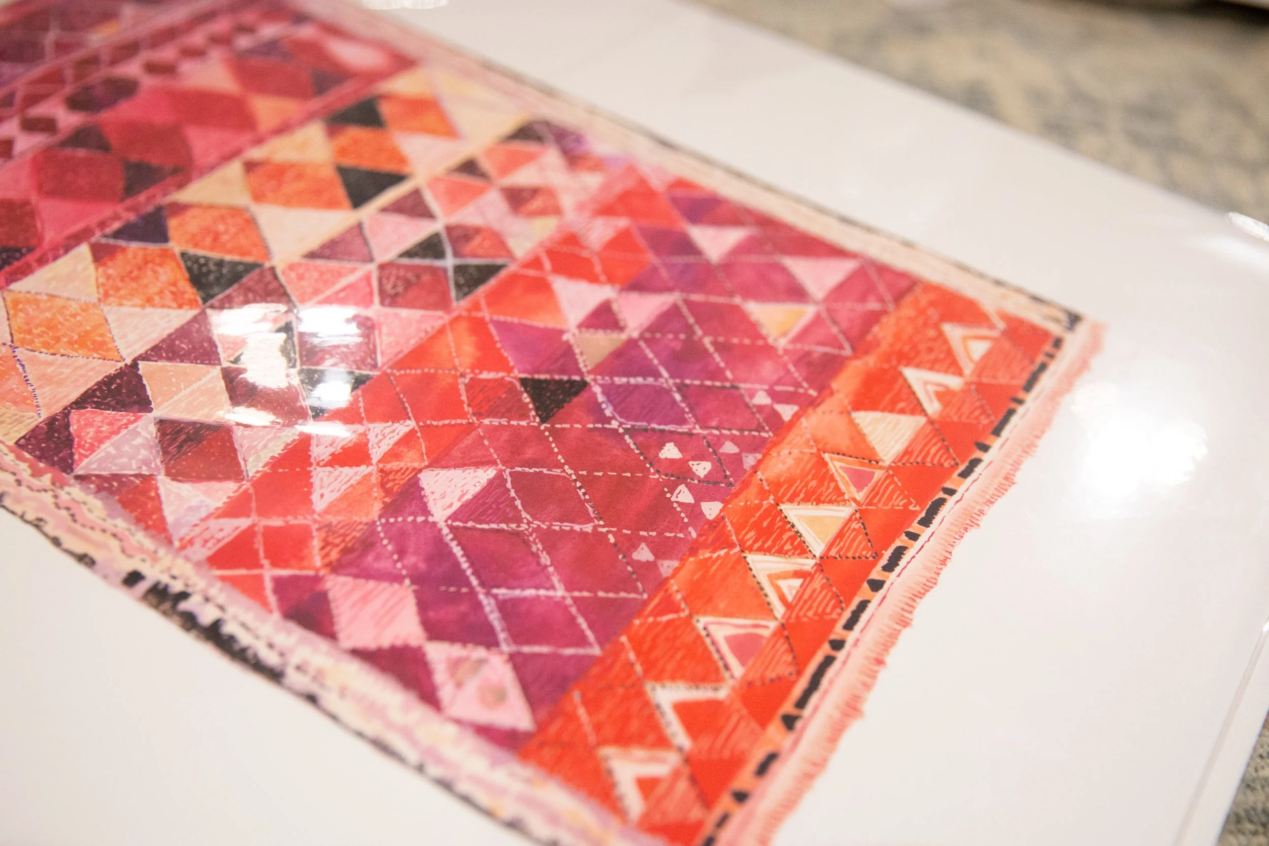 Sarah Martinez Vintage Rug Limited Edition Print - Image 2