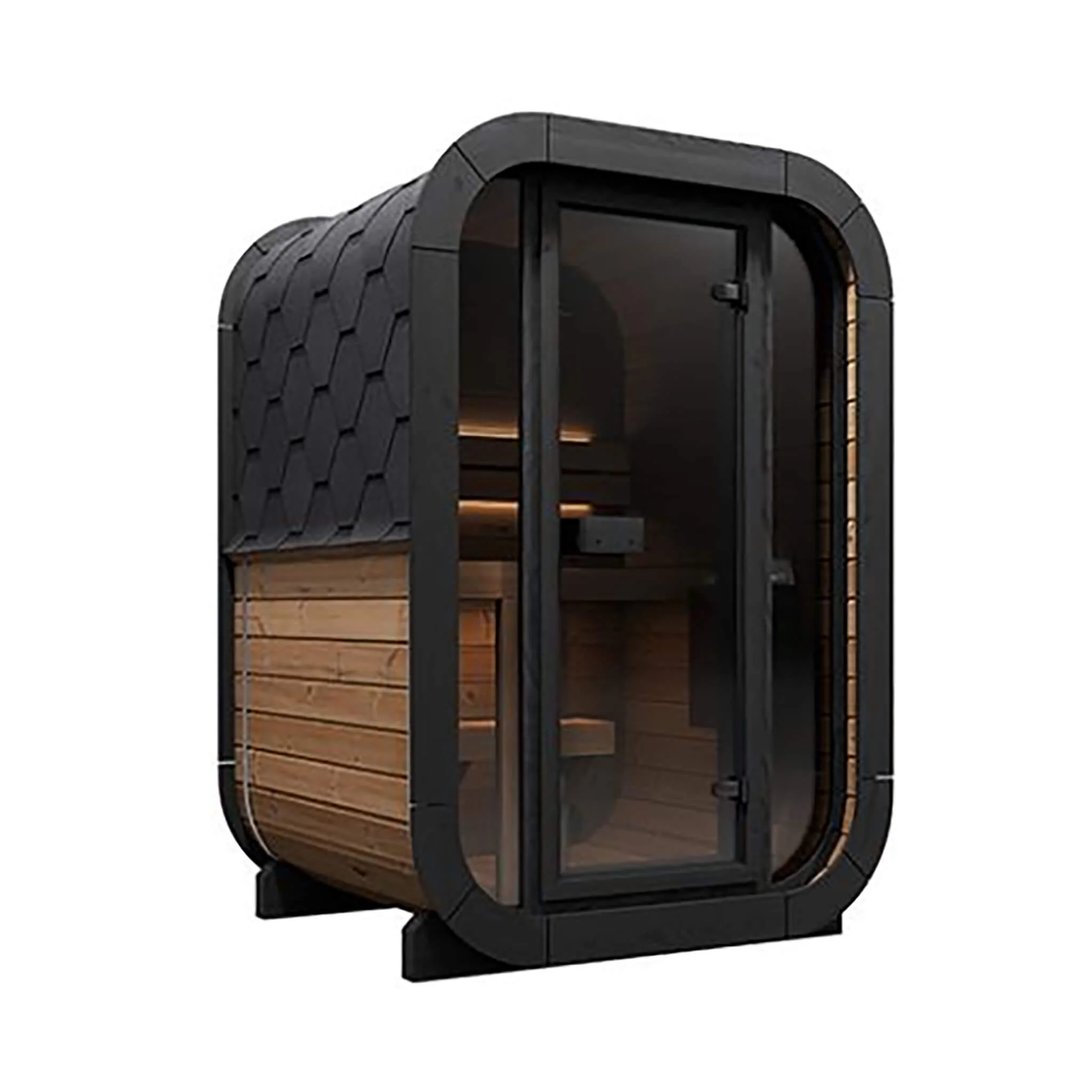 SaunaLife Model CL3G Cube-Series Outdoor 2-Person Home Sauna Kit [SL-MODELCL3G] (SAK23721) - Image 4