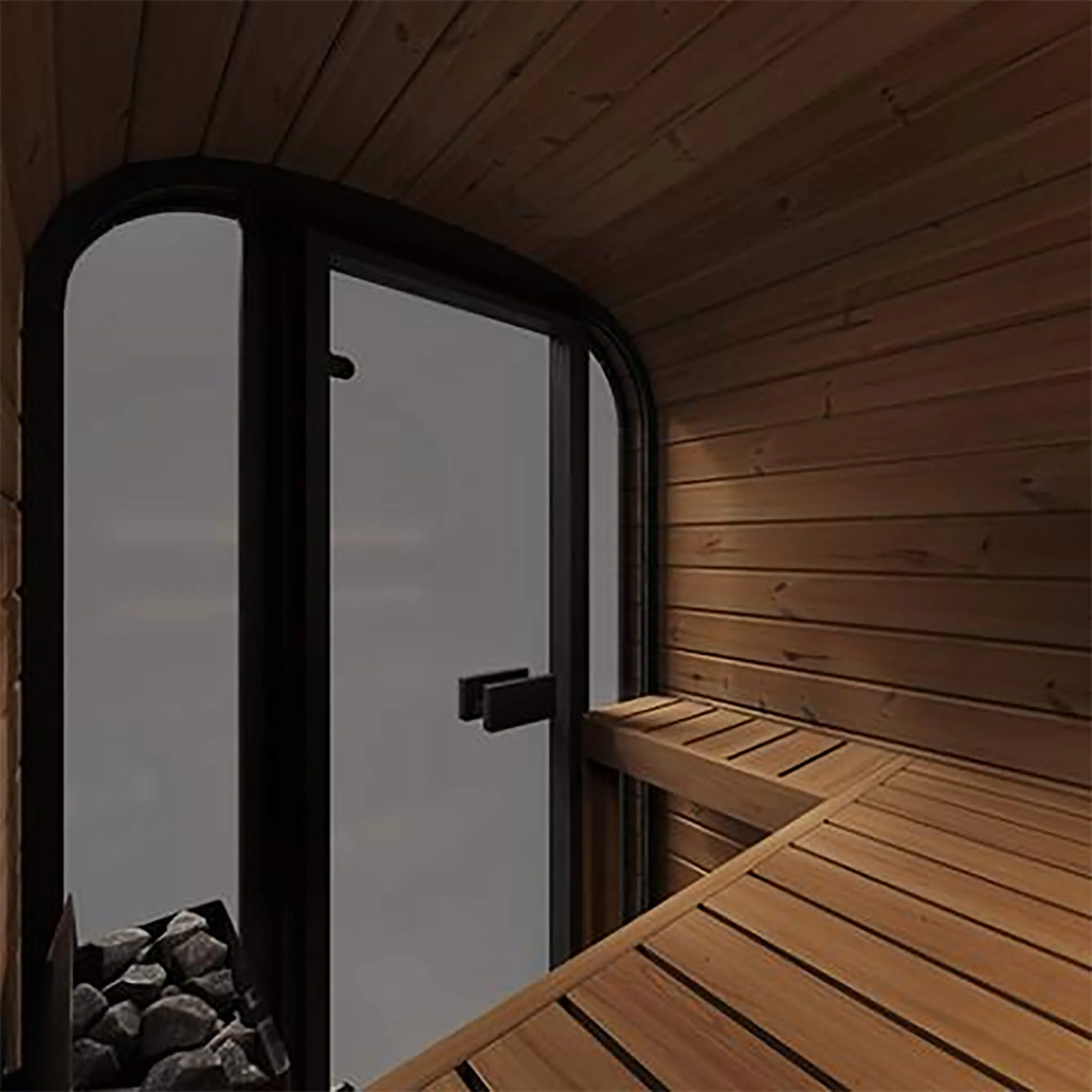 SaunaLife Model CL3G Cube-Series Outdoor 2-Person Home Sauna Kit [SL-MODELCL3G] (SAK23721) - Image 6