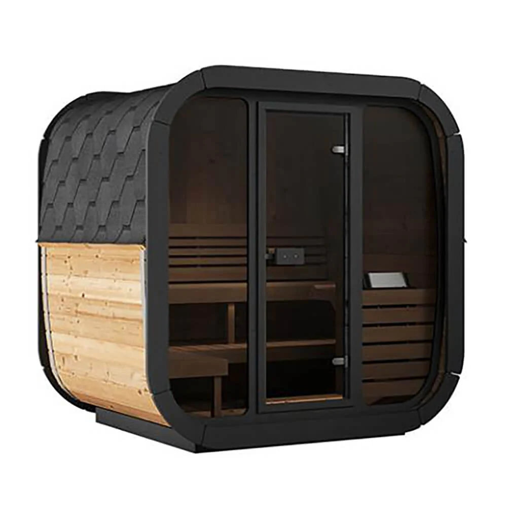 SaunaLife Model CL5G 4-Person Cube-Series Luxury Wooden Outdoor Home Sauna Kit [SL-MODELCL5G] (SAK91835) - Image 9