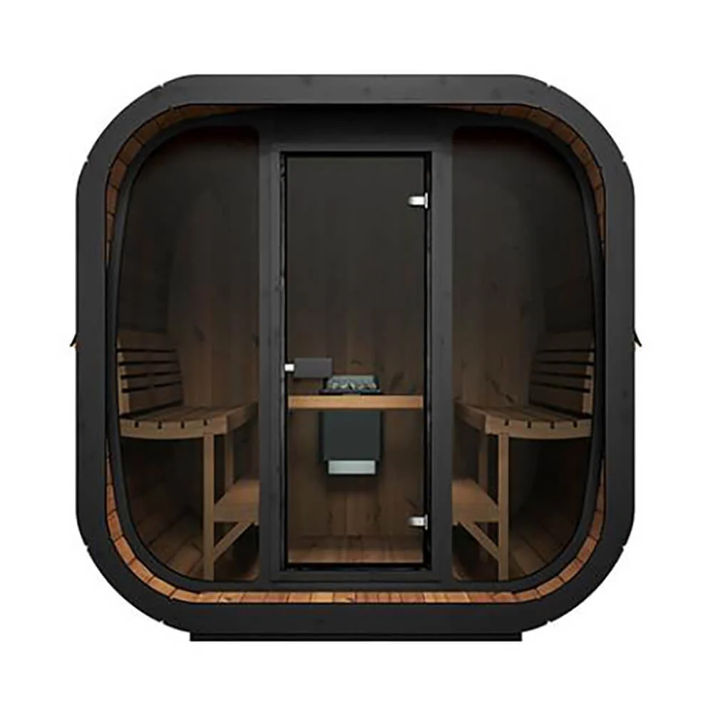 SaunaLife Model CL7G 6-Person Cube-Series Luxury Wooden Outdoor Home Sauna Kit [SL-MODELCL7G] (SAK95274) - Image 5