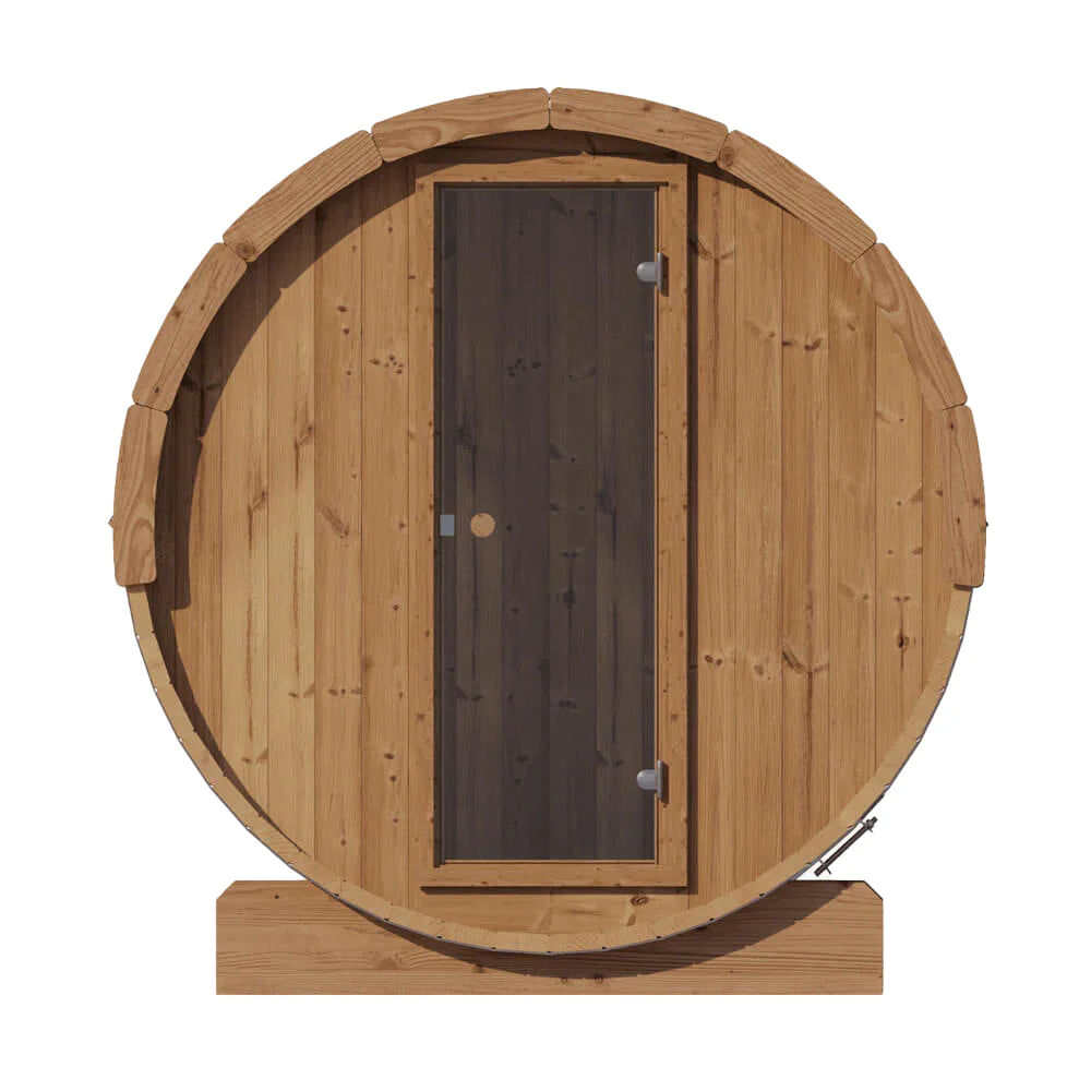 SaunaLife Model E6 Ergo Series 3-Person Thermo-Spruce Backyard Sauna Barrel [SL-MODELE6] (SAK38572) - Image 3