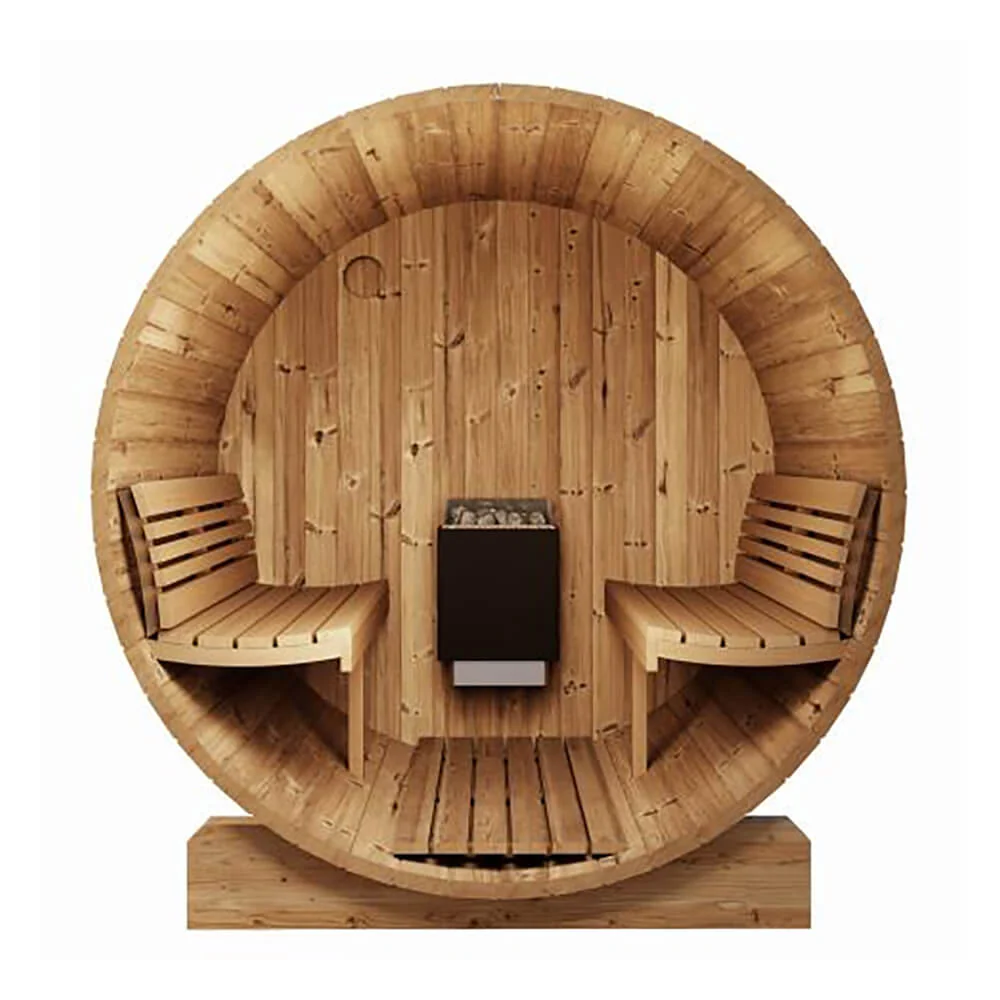 SaunaLife Model E6 Ergo Series 3-Person Thermo-Spruce Backyard Sauna Barrel [SL-MODELE6] (SAK38572) - Image 4