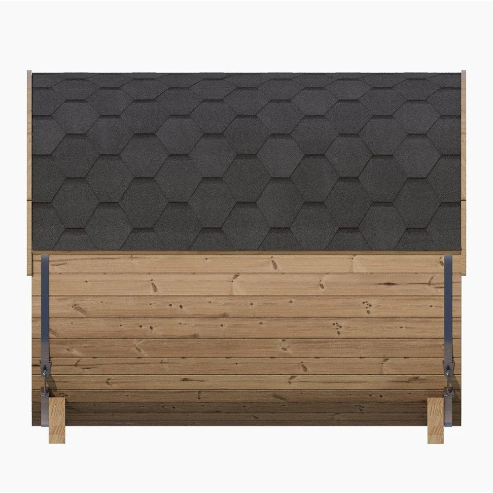 SaunaLife Model E8 Ergo Series 6-Person Outdoor Thermo-Spruce Sauna Barrel [SL-MODELE8] (SAK31809) - Image 4