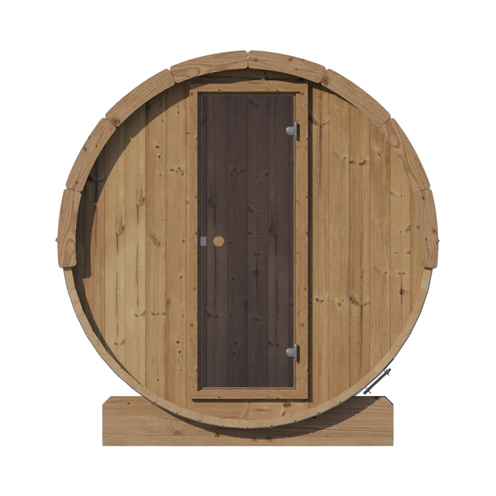 SaunaLife Model E8 Ergo Series 6-Person Outdoor Thermo-Spruce Sauna Barrel [SL-MODELE8] (SAK31809) - Image 8