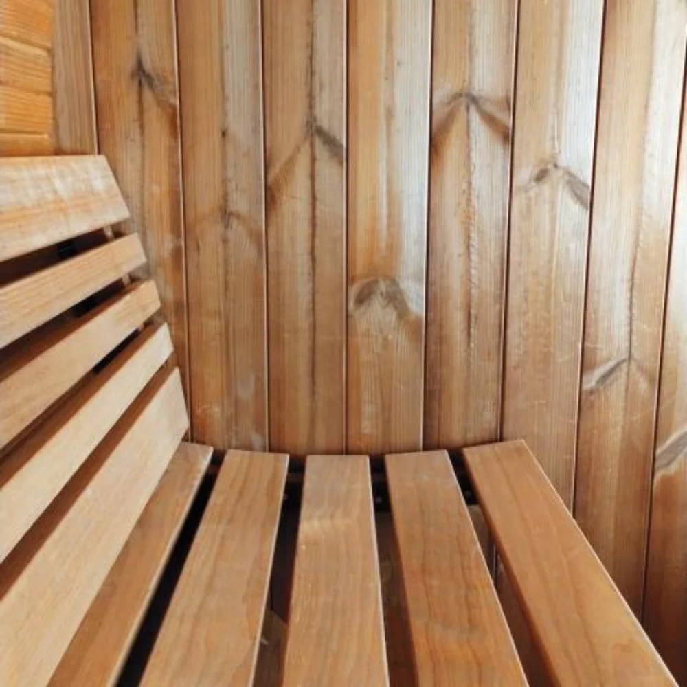 SaunaLife Model E8 Ergo Series 6-Person Outdoor Thermo-Spruce Sauna Barrel [SL-MODELE8] (SAK31809) - Image 9