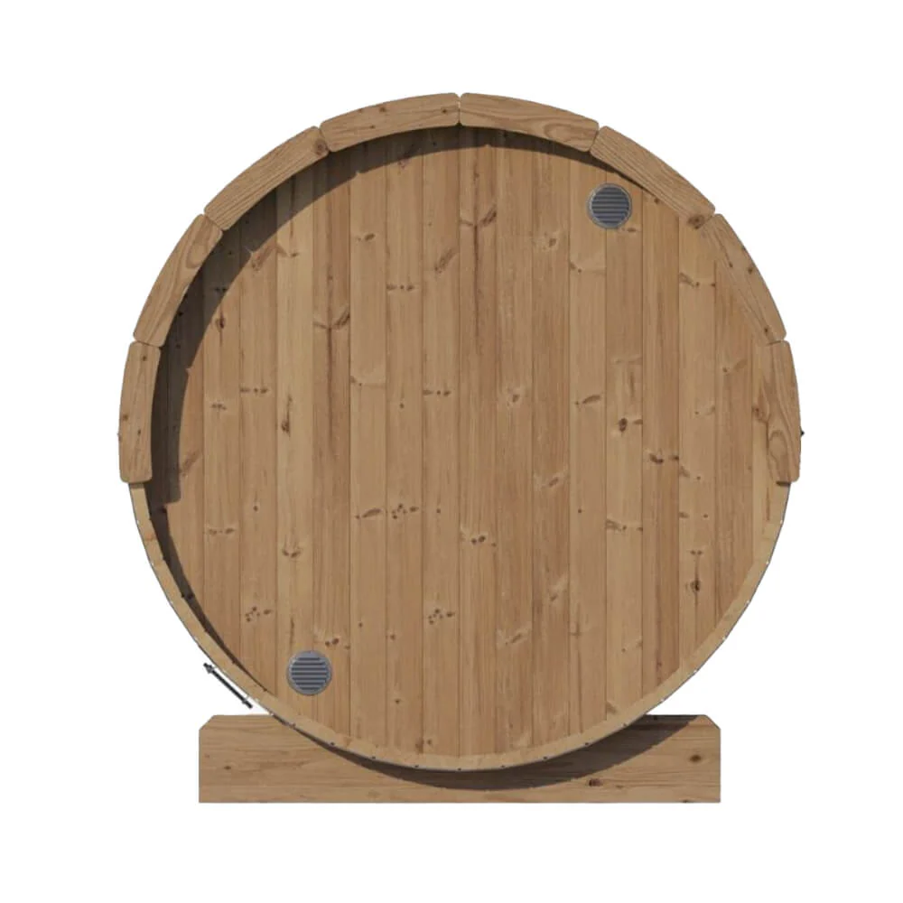 SaunaLife Model E8G Ergo Series 6-Person Outdoor Sauna Barrel With Tempered Glass Front [SL-MODELE8G] (SAK92814) - Image 4