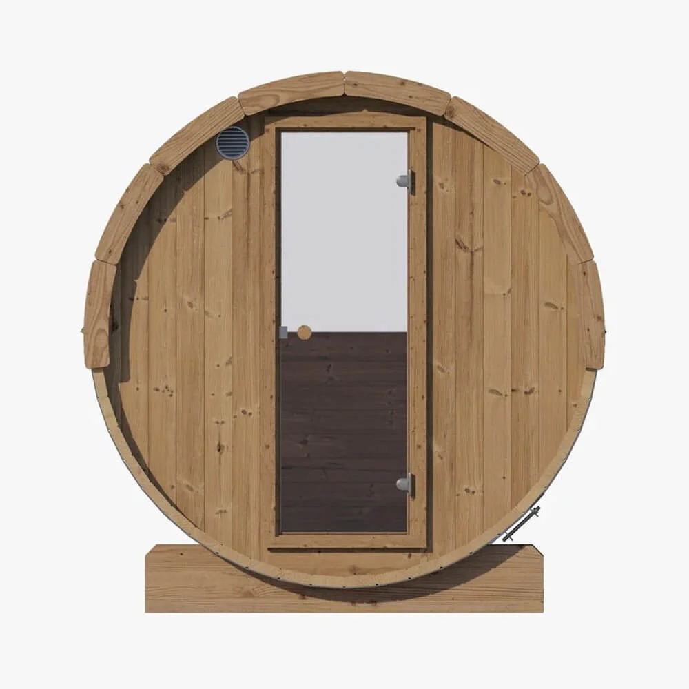 SaunaLife Model E8W Ergo Series 6-Person Outdoor Thermo-Spruce Sauna Barrel [SL-MODELE8W] (SAK92573) - Image 10