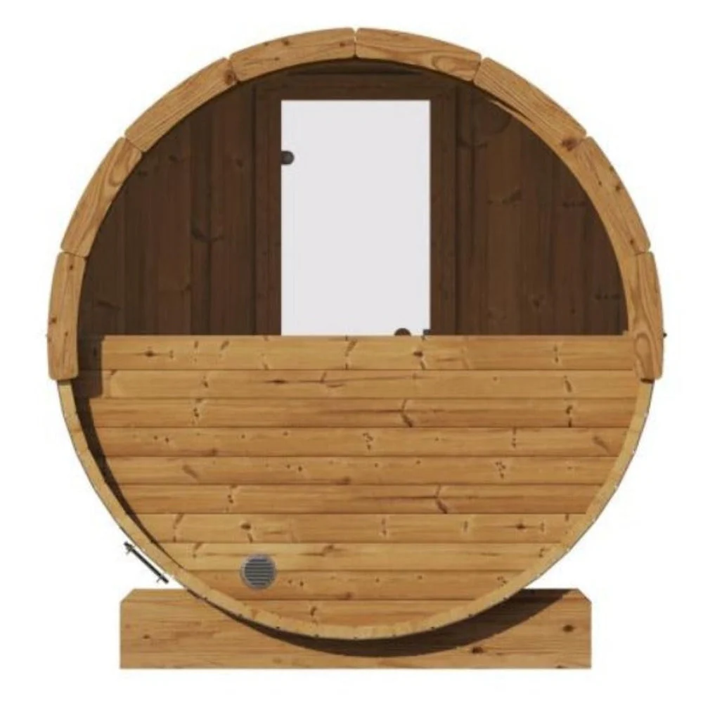 SaunaLife Model E8W Ergo Series 6-Person Outdoor Thermo-Spruce Sauna Barrel [SL-MODELE8W] (SAK92573) - Image 8