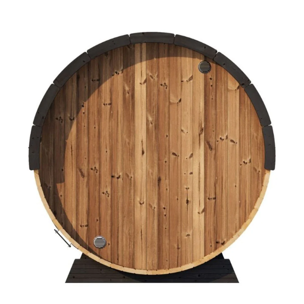 SaunaLife Model EE8G Ergo Series 6-Person Outdoor Sauna Barrel With Tempered Glass Front [SL-MODELEE8G] (SAK95812) - Image 8