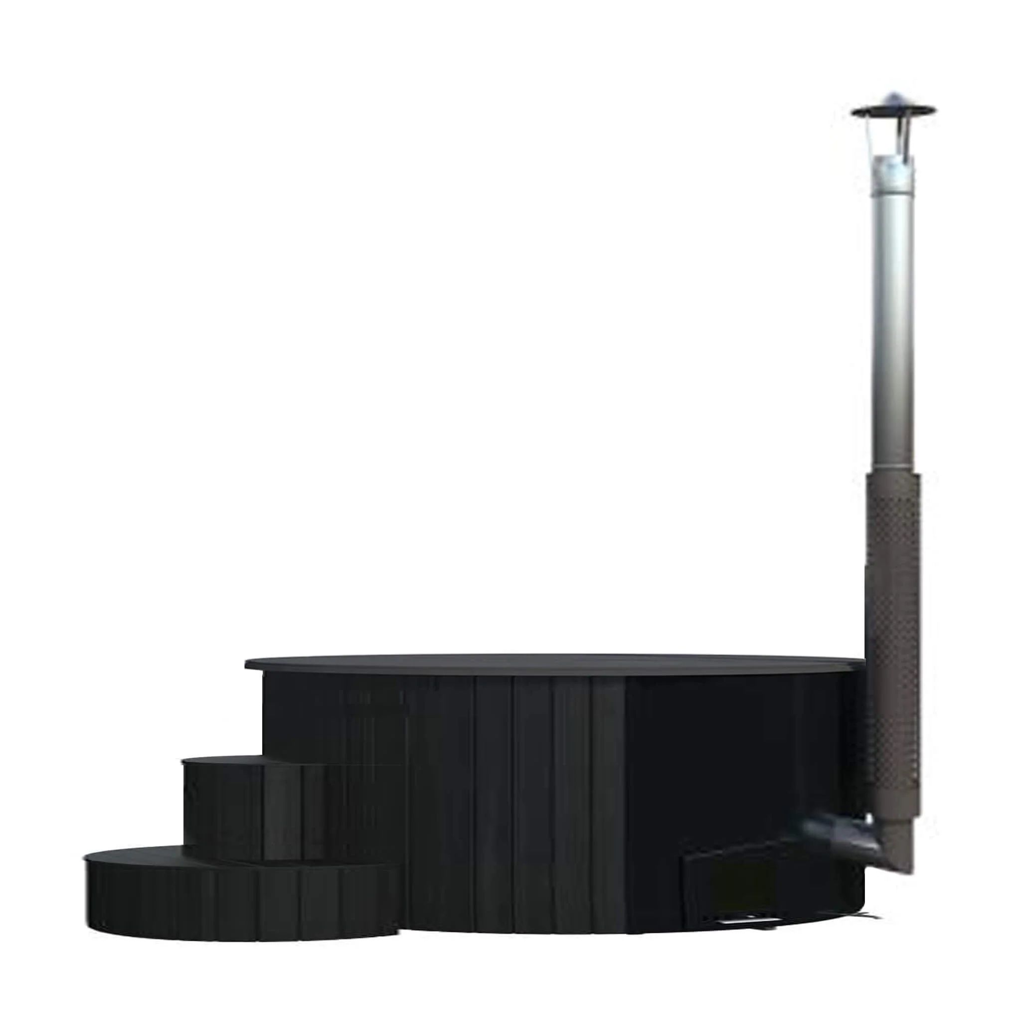 SaunaLife Model S4B Premium 6-Person Home Wood-Burning Hot Tub [SL-MODELS4B] (SAK72531) - Image 4