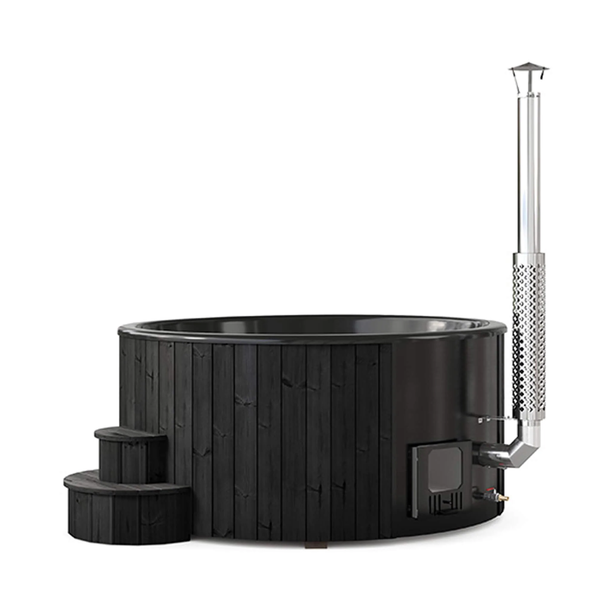 SaunaLife Model S6B 7-Person Soak-Series Home Wood-Burning Hot Tub [SL-MODELS6B] (SAK13679) - Image 5