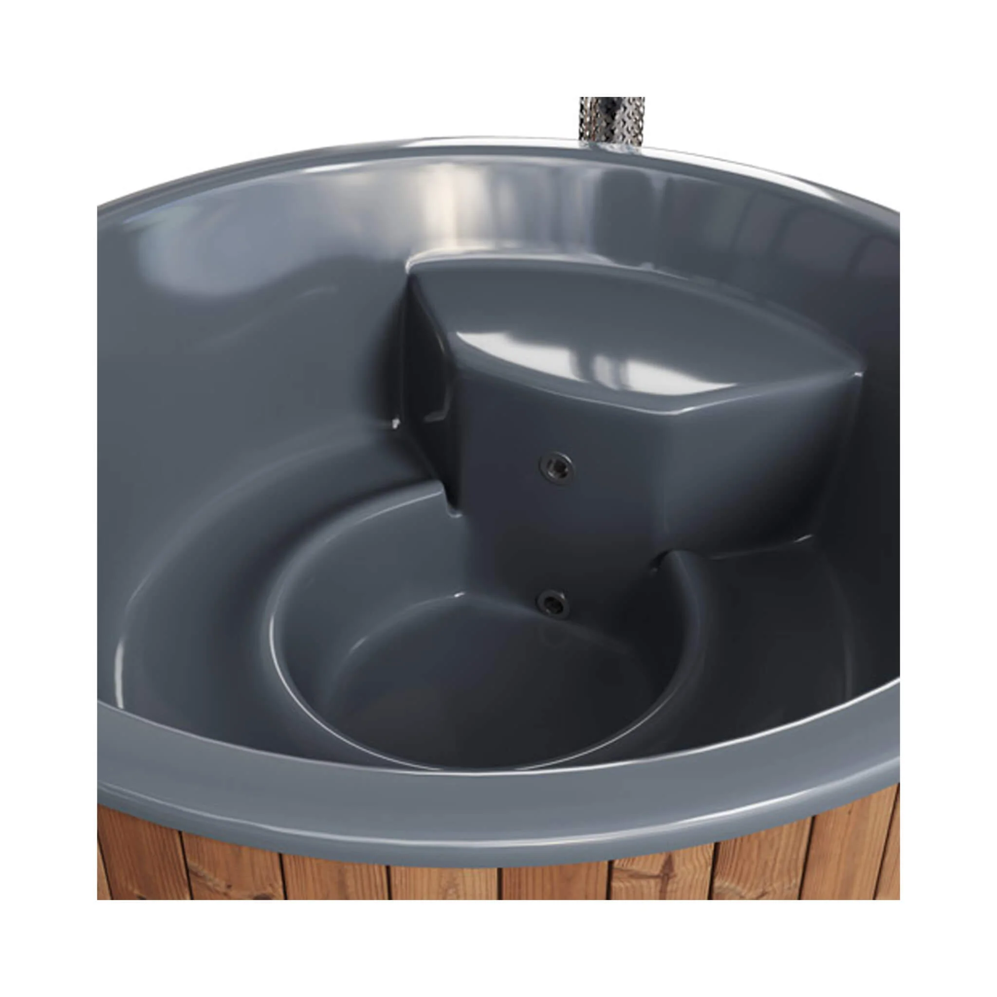 SaunaLife Model S6N 7-Person Soak-Series Home Wood-Burning Hot Tub [SL-MODELS6N] (SAK74815) - Image 4