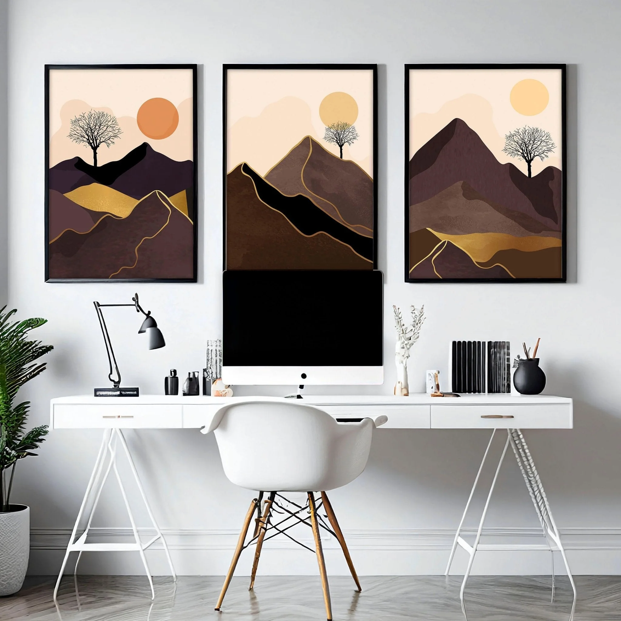 Scandi decor for office | set of 3 wall art prints - Image 8