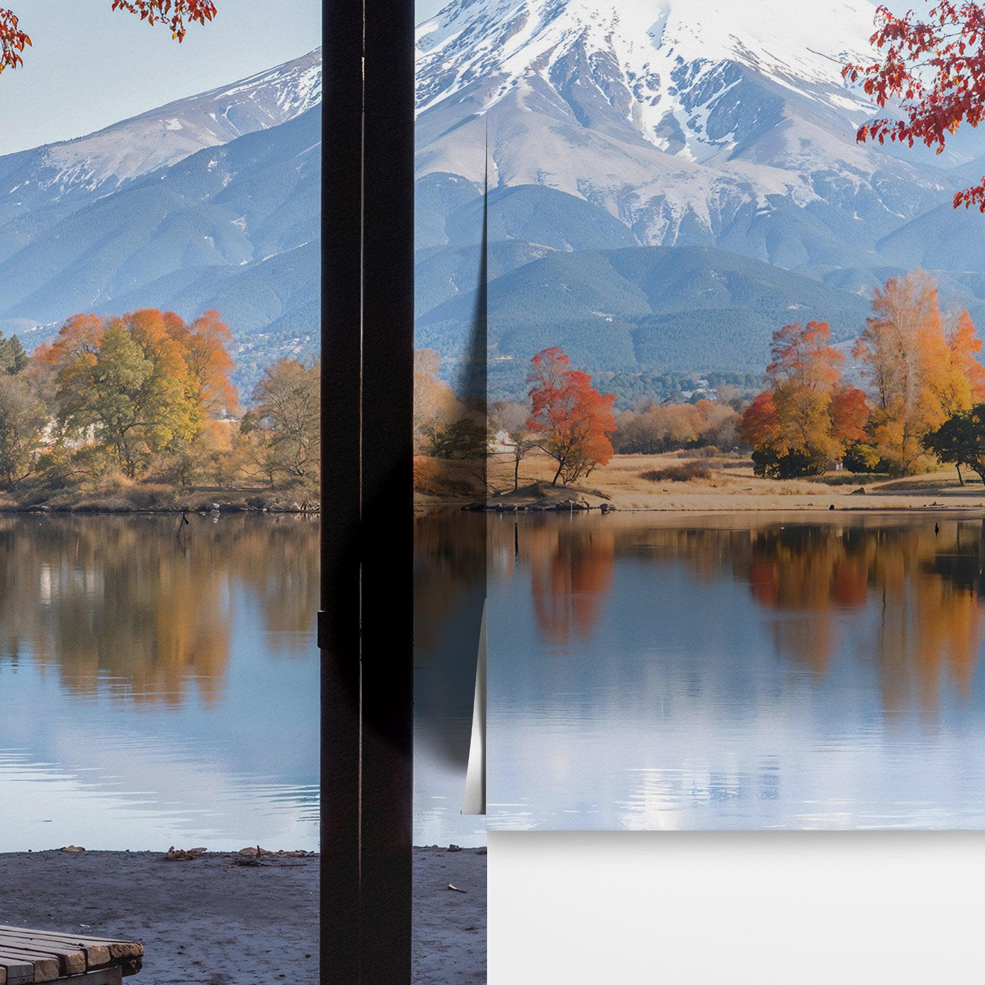 Scenic Lake View with Mount Fuji 3D Wallpaper Mural. #6988 - Image 12