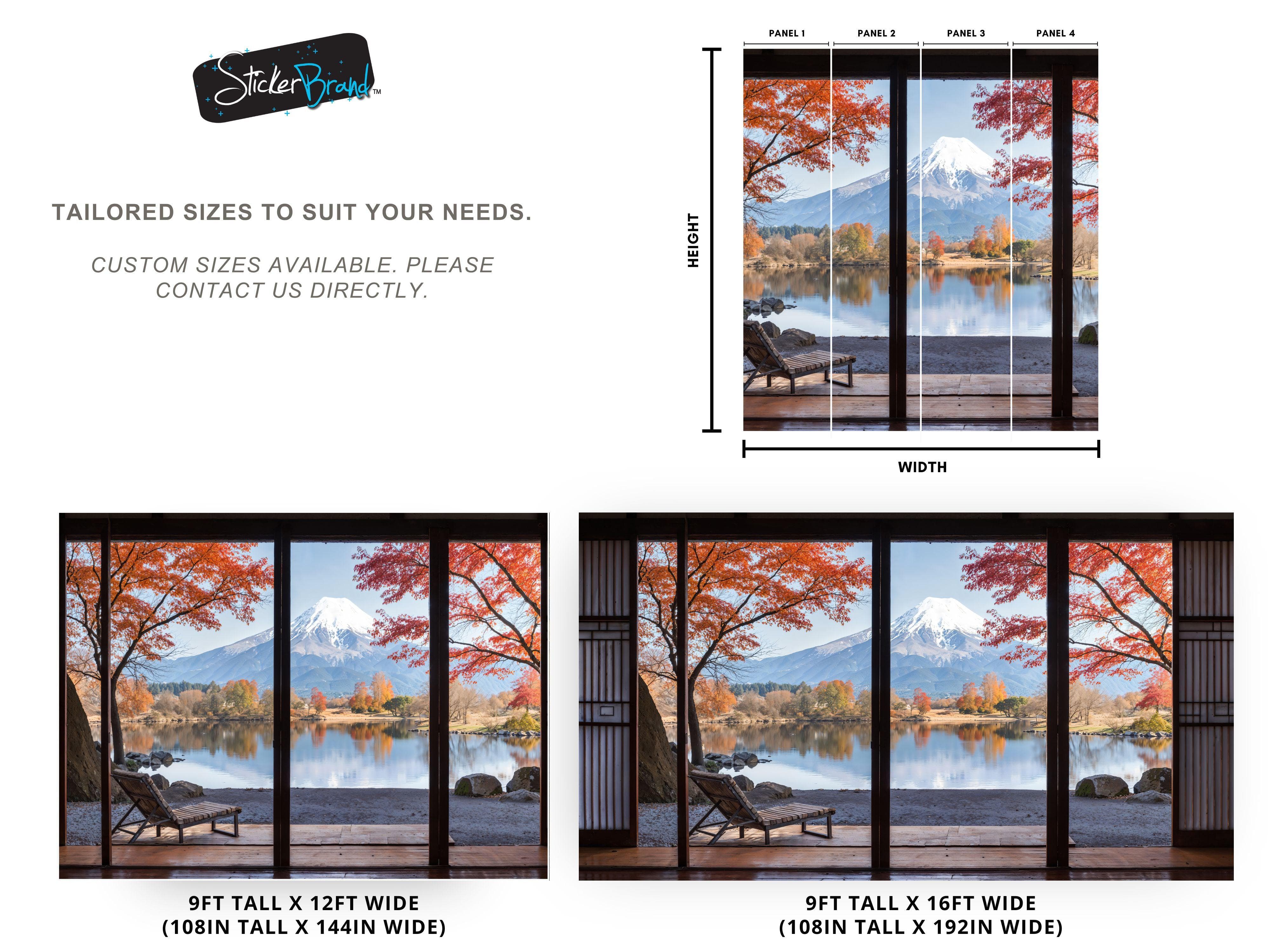 Scenic Lake View with Mount Fuji 3D Wallpaper Mural. #6988 - Image 6