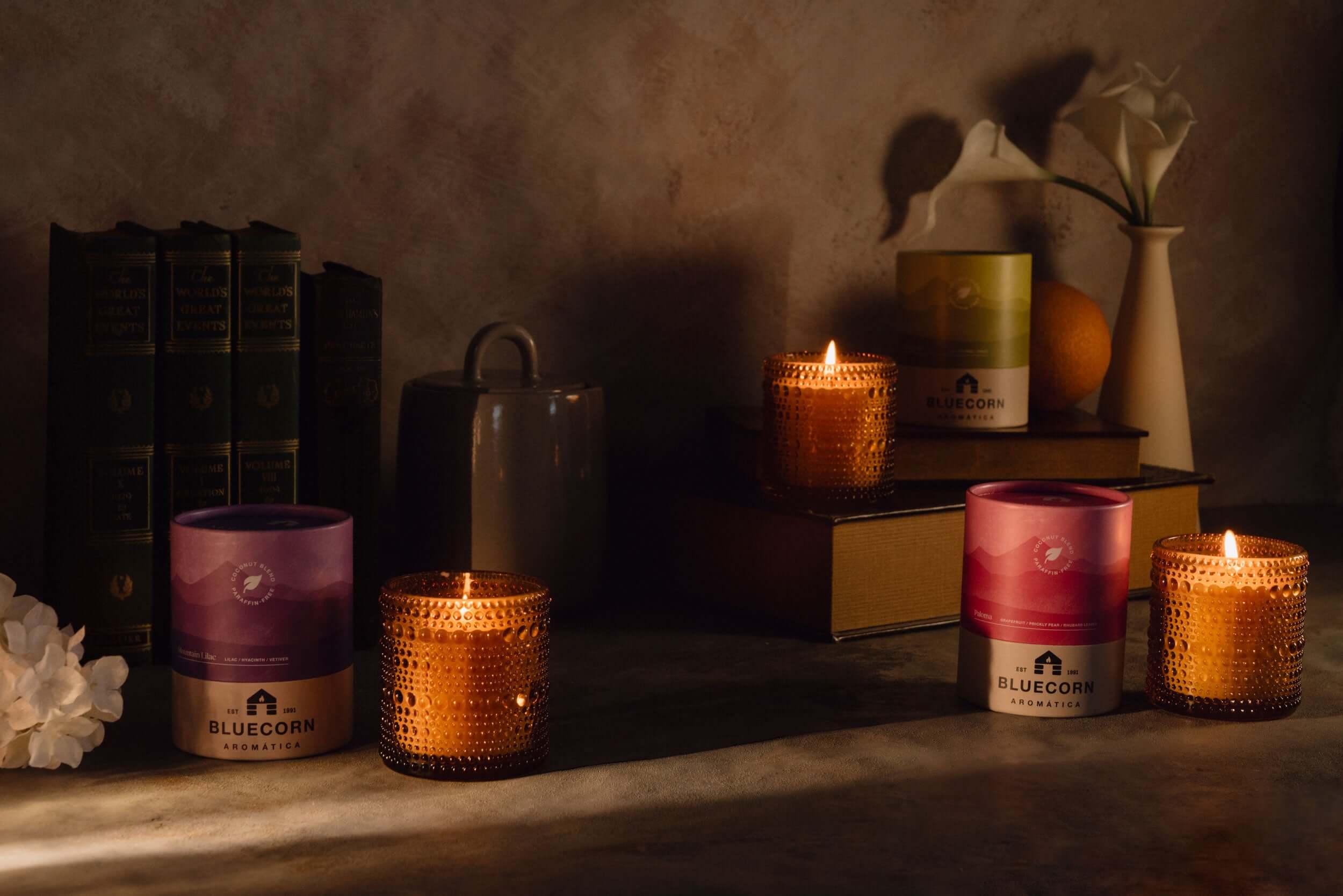 Scented Candle Bouquet - Lilac, Lily & Paloma - Image 3