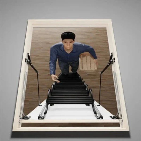 Scissor Insulated Attic Ladder - All Sizes - Image 5