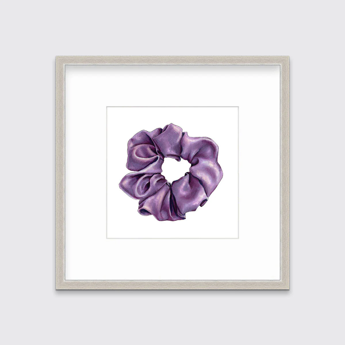 Scrunchie I (Purple) - Open Edition Paper Print - Image 3