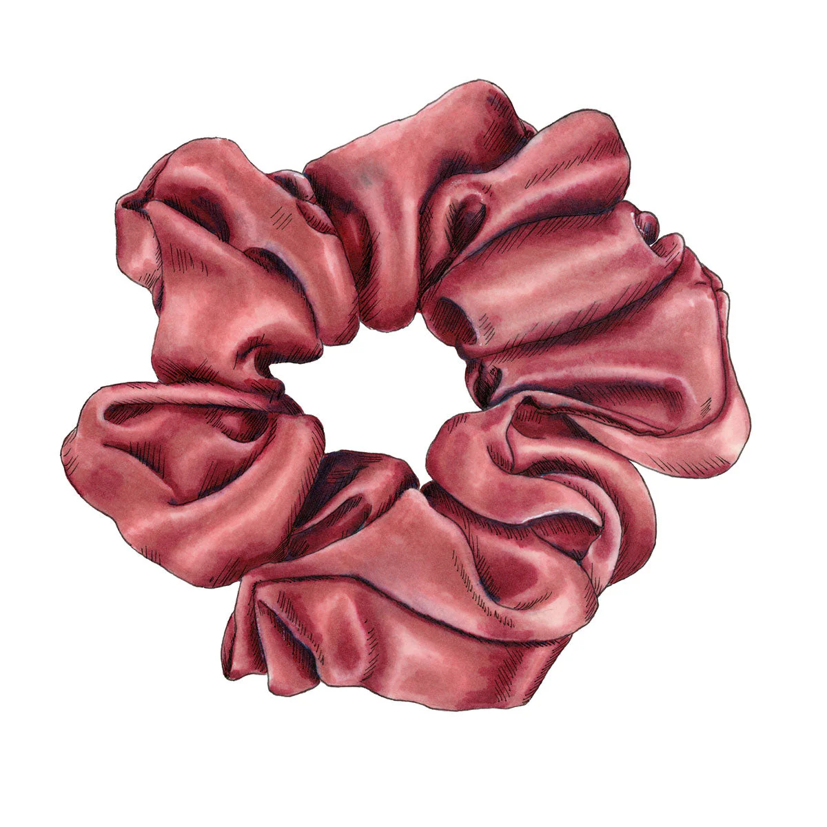 Scrunchie III (Pink) - Open Edition Paper Print - Image 4