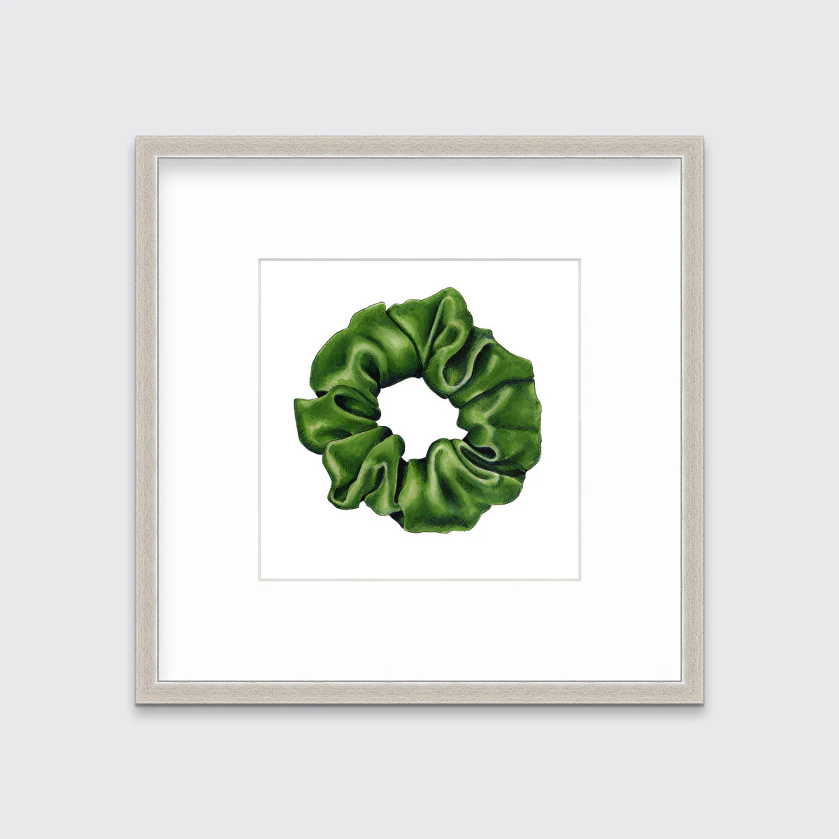 Scrunchie IV (Green) - Open Edition Paper Print - Image 3