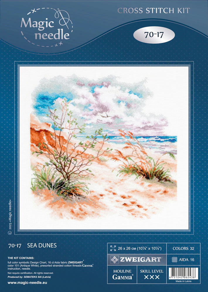 Sea Dunes 70-17 Counted Cross-Stitch Kit - Image 3