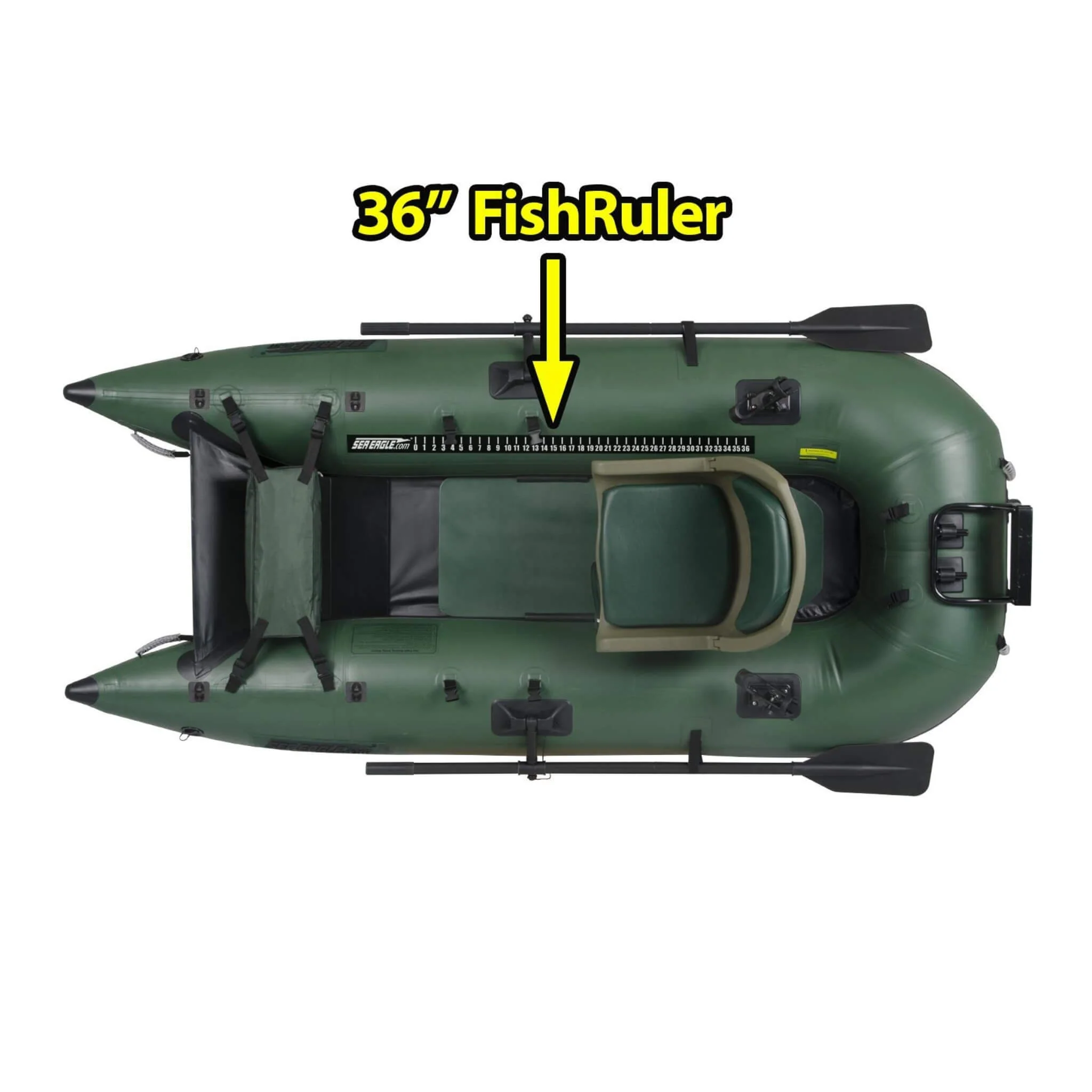 Sea Eagle 1-Person Frameless Pontoon Inflatable Fishing Boat, 9FT [285FPBK] (SAK93163) - Image 12