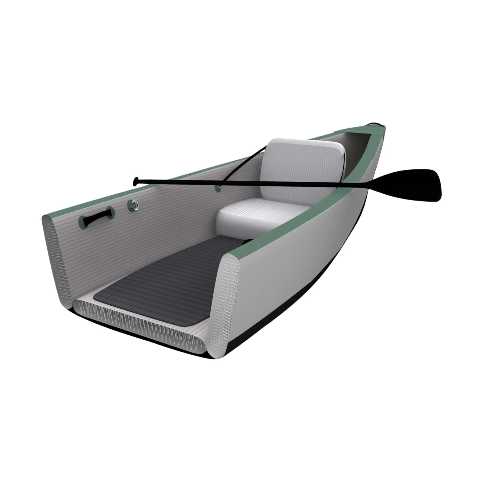 Sea Eagle 3-People TC16 High Pressure All Drop Stitch Inflatable Travel Canoe, 16FT [TC16K] (SAK43086) - Image 13