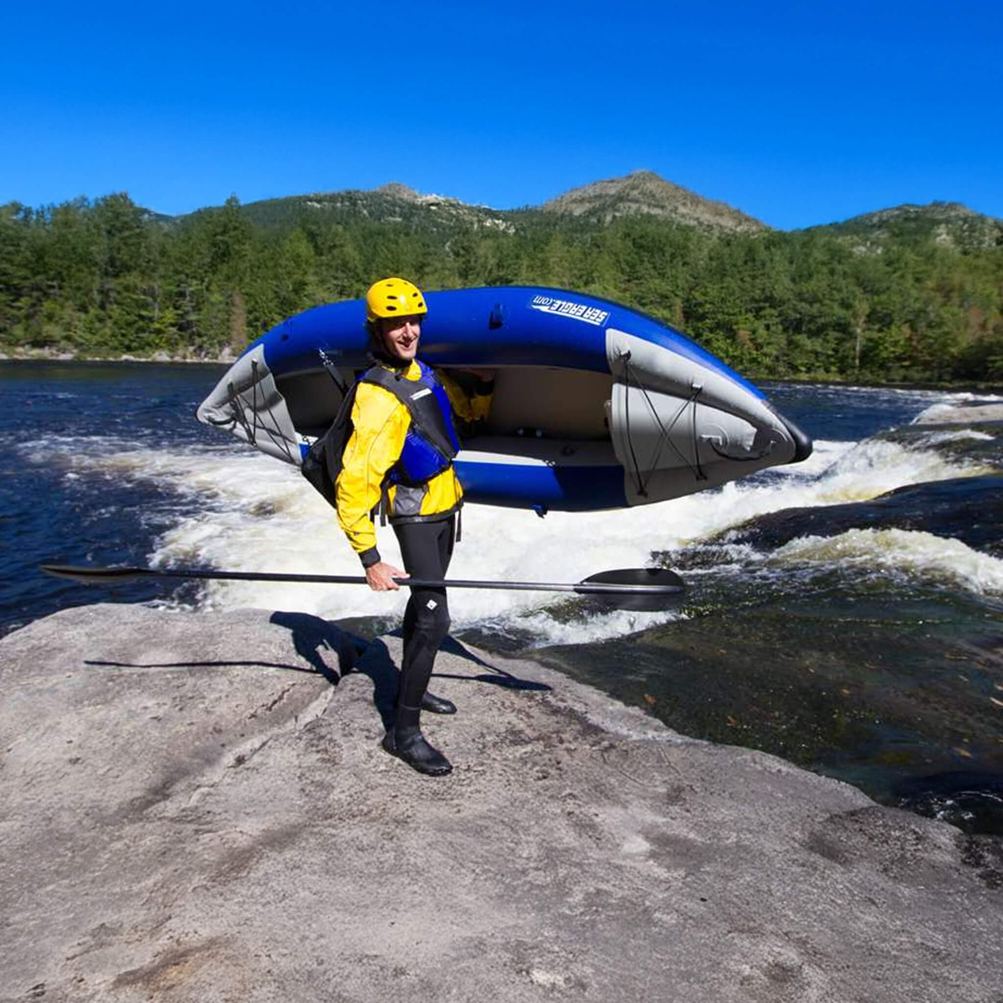 Sea Eagle 300X Explorer 1-Person Inflatable Kayak With Adjustable Footrest [300XK] (SAK18457) - Image 5