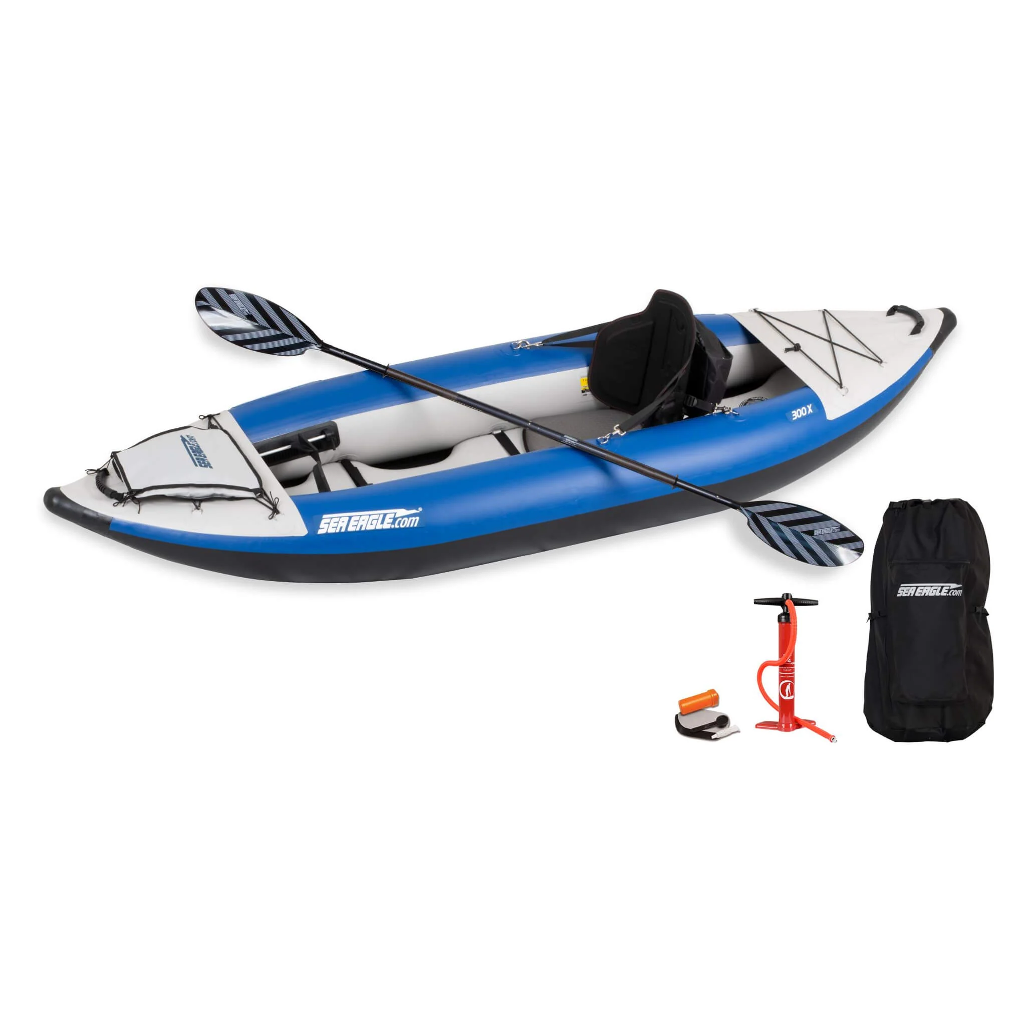 Sea Eagle 300X Explorer 1-Person Inflatable Kayak With Adjustable Footrest [300XK] (SAK18457) - Image 7