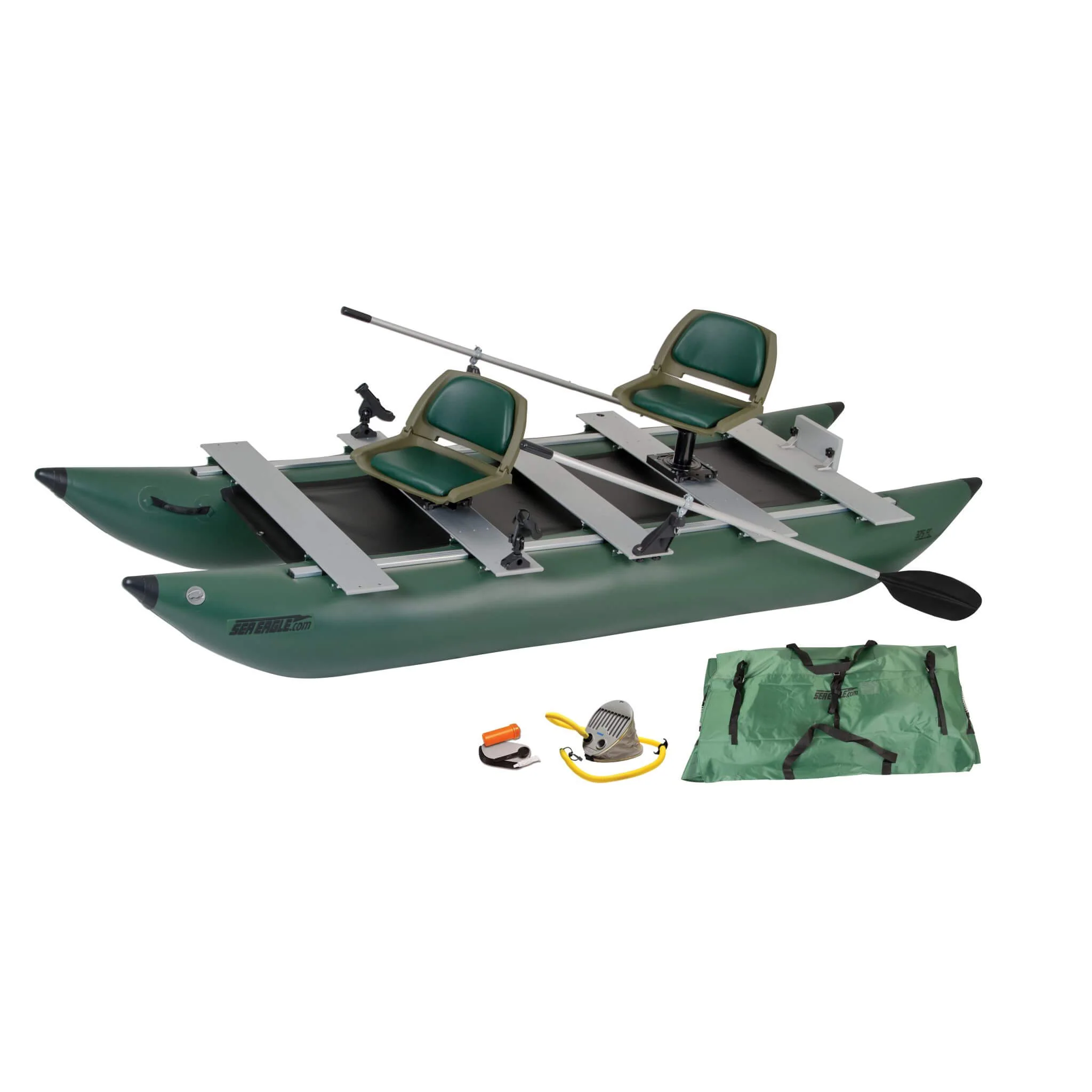 Sea Eagle 375FC FoldCat 2-Persons Inflatable Fishing Lightweight Pontoon Boat [375FCK] (SAK34652) - Image 13