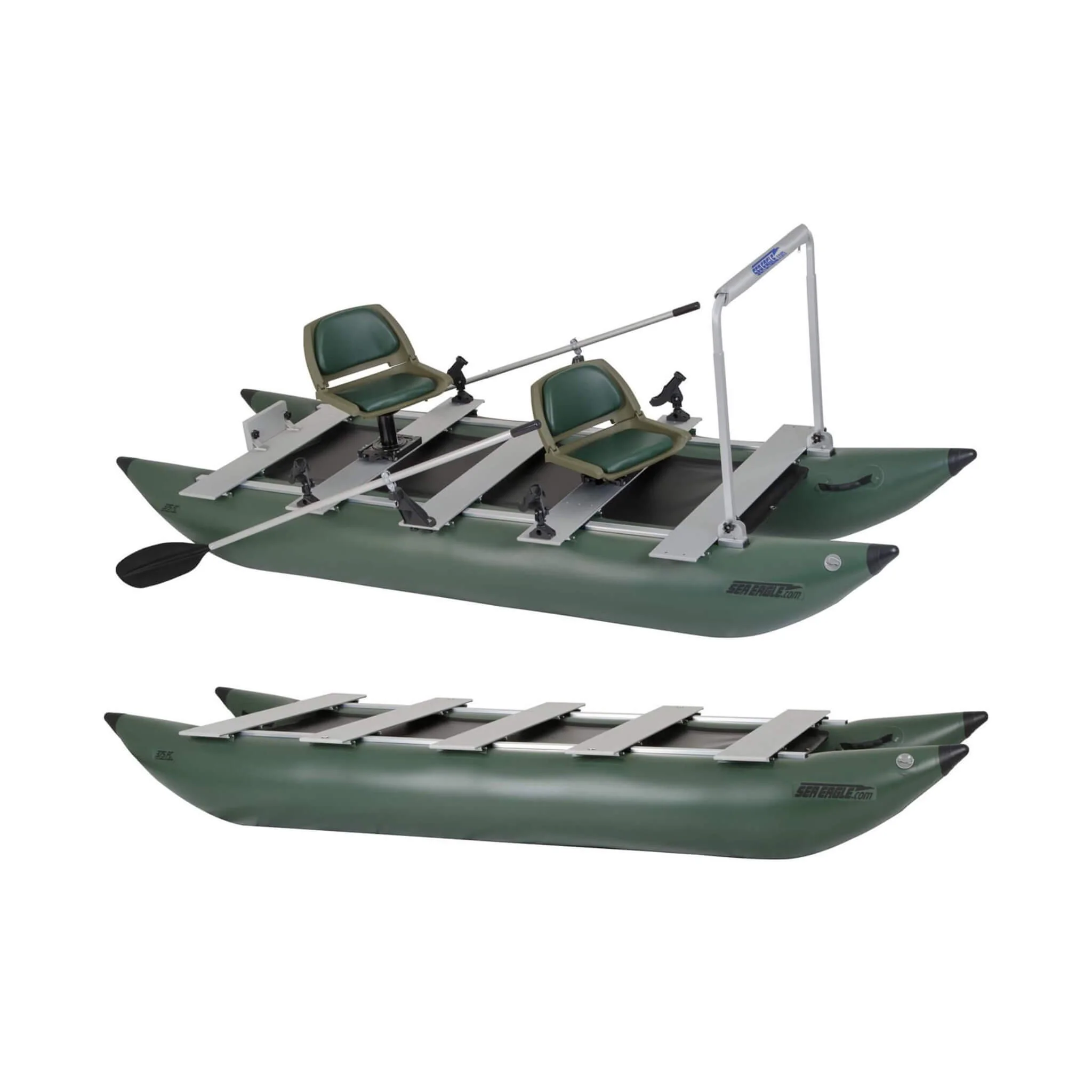 Sea Eagle 375FC FoldCat 2-Persons Inflatable Fishing Lightweight Pontoon Boat [375FCK] (SAK34652) - Image 7