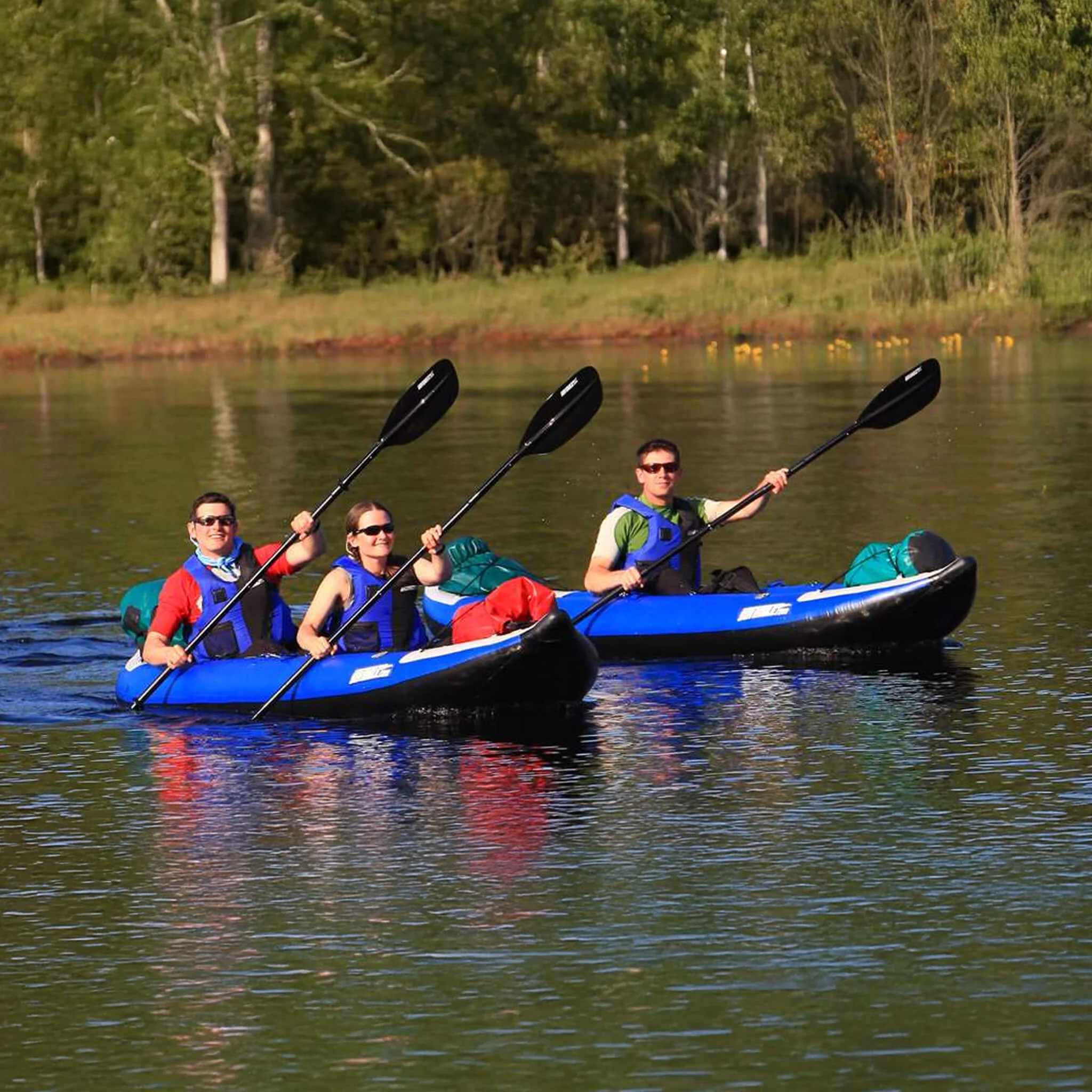 Sea Eagle 380X Explorer 3-Person Inflatable Kayak With Large Removable Rear Center Skeg [380XK] (SAK97562) - Image 5