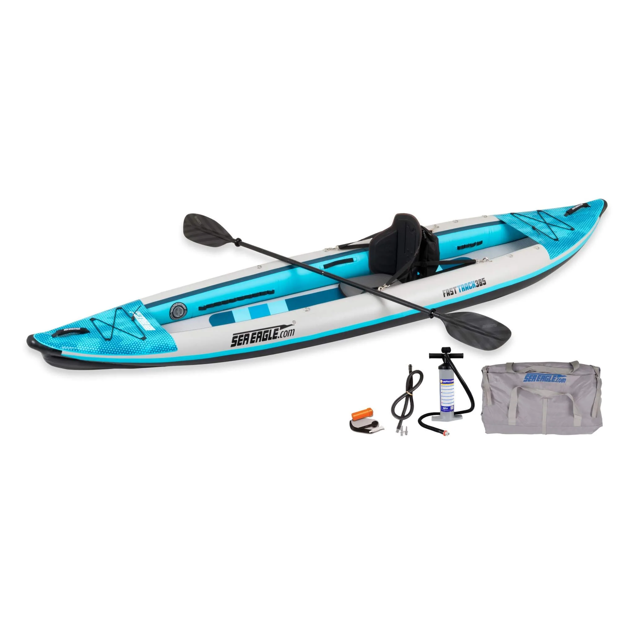 Sea Eagle 385FT FastTrack 2-Person V-Bottom Inflatable Kayak, 12FT [385FTK] (SAK25086) - Image 10