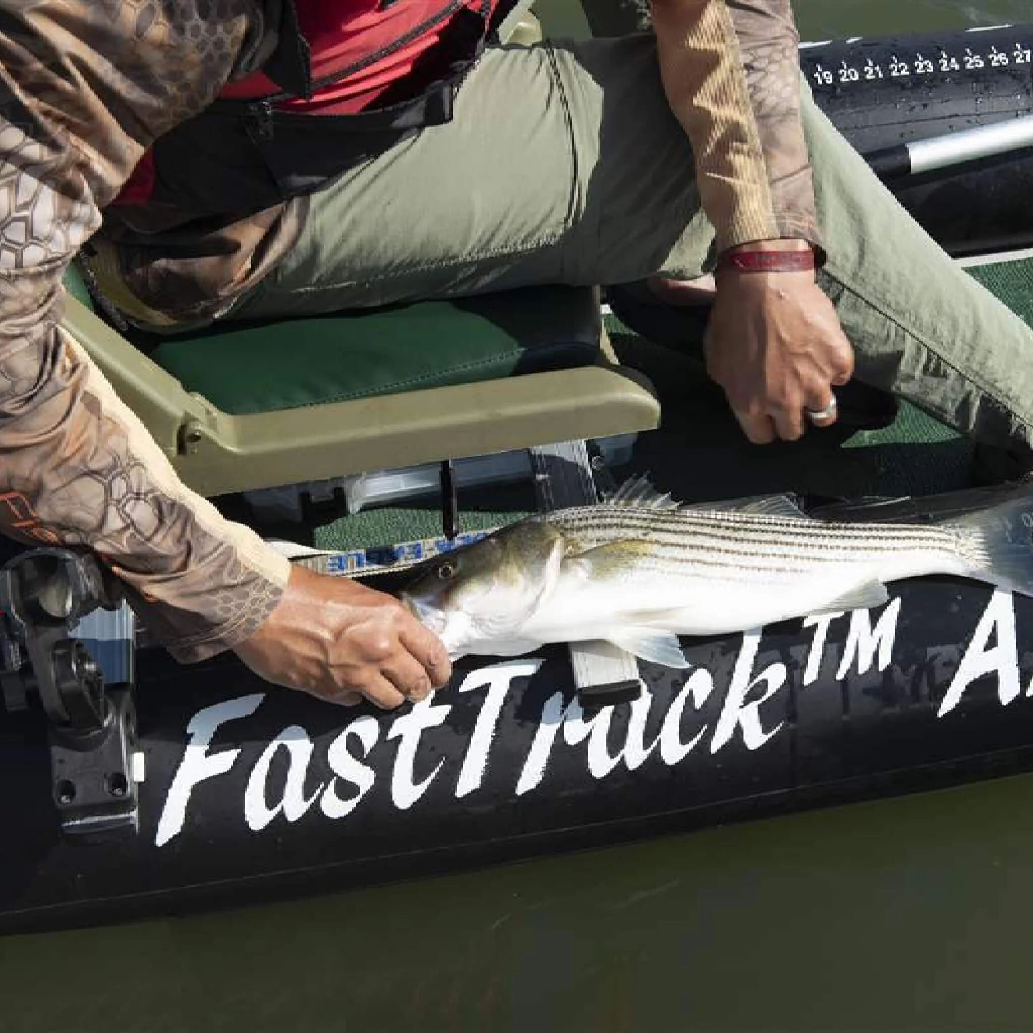 Sea Eagle 385FTA FastTrack 2- Persons Angler Inflatable Hunter Green Fishing Kayak, 12FT [385FTAK] (SAK80139) - Image 3