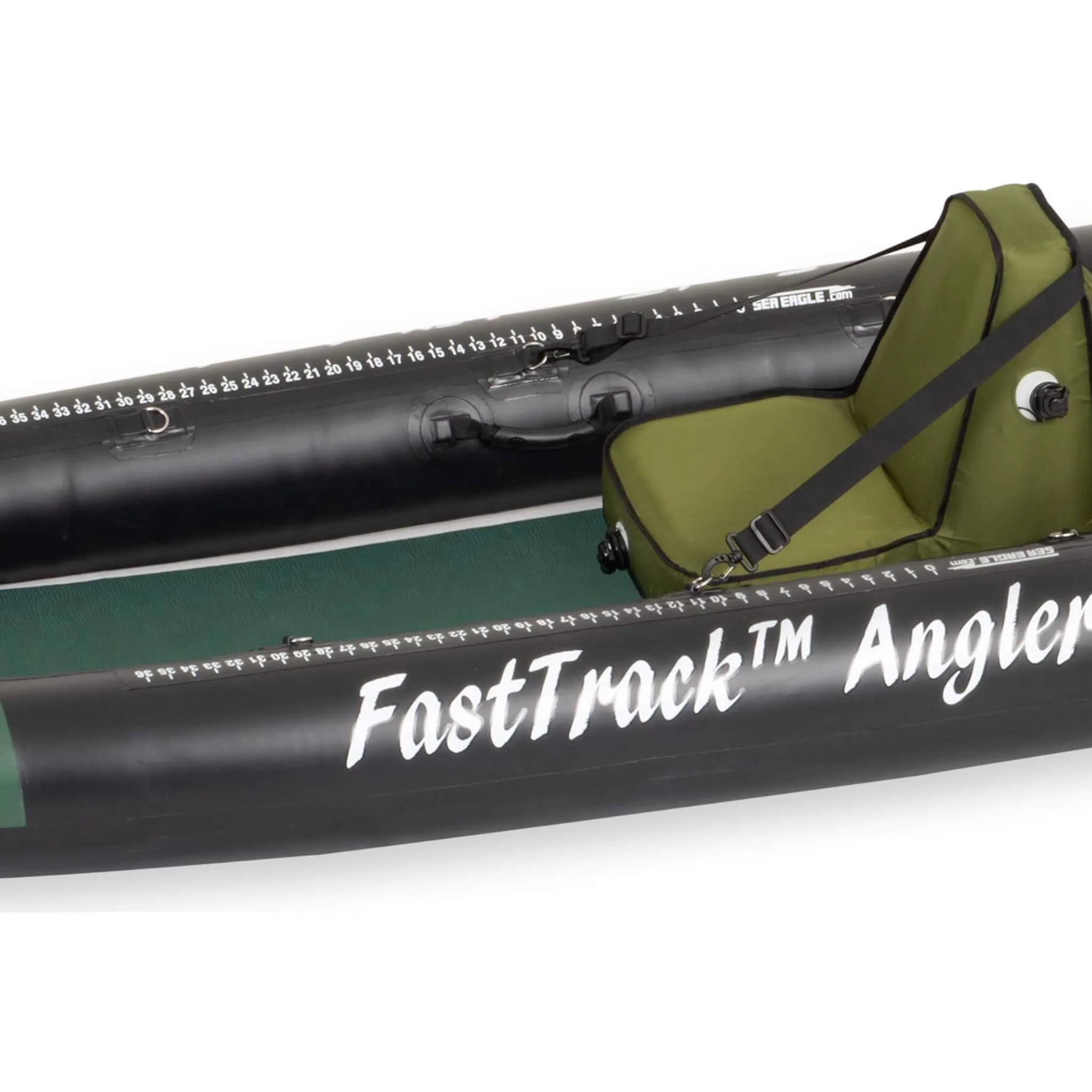 Sea Eagle 385FTA FastTrack 2- Persons Angler Inflatable Hunter Green Fishing Kayak, 12FT [385FTAK] (SAK80139) - Image 6