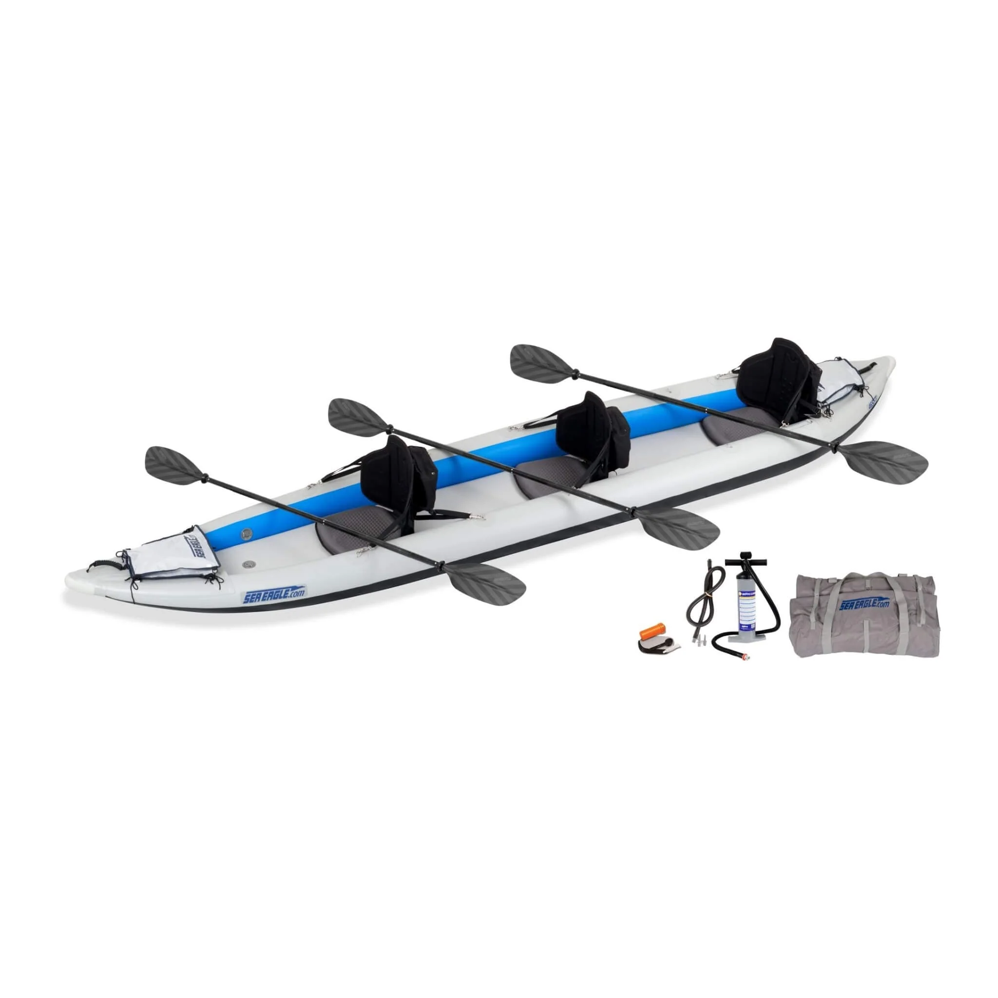 Sea Eagle 465FT FastTrack 3-Person UltraLight Weight Inflatable Kayak, 15FT [465FTK] (SAK96507) - Image 13
