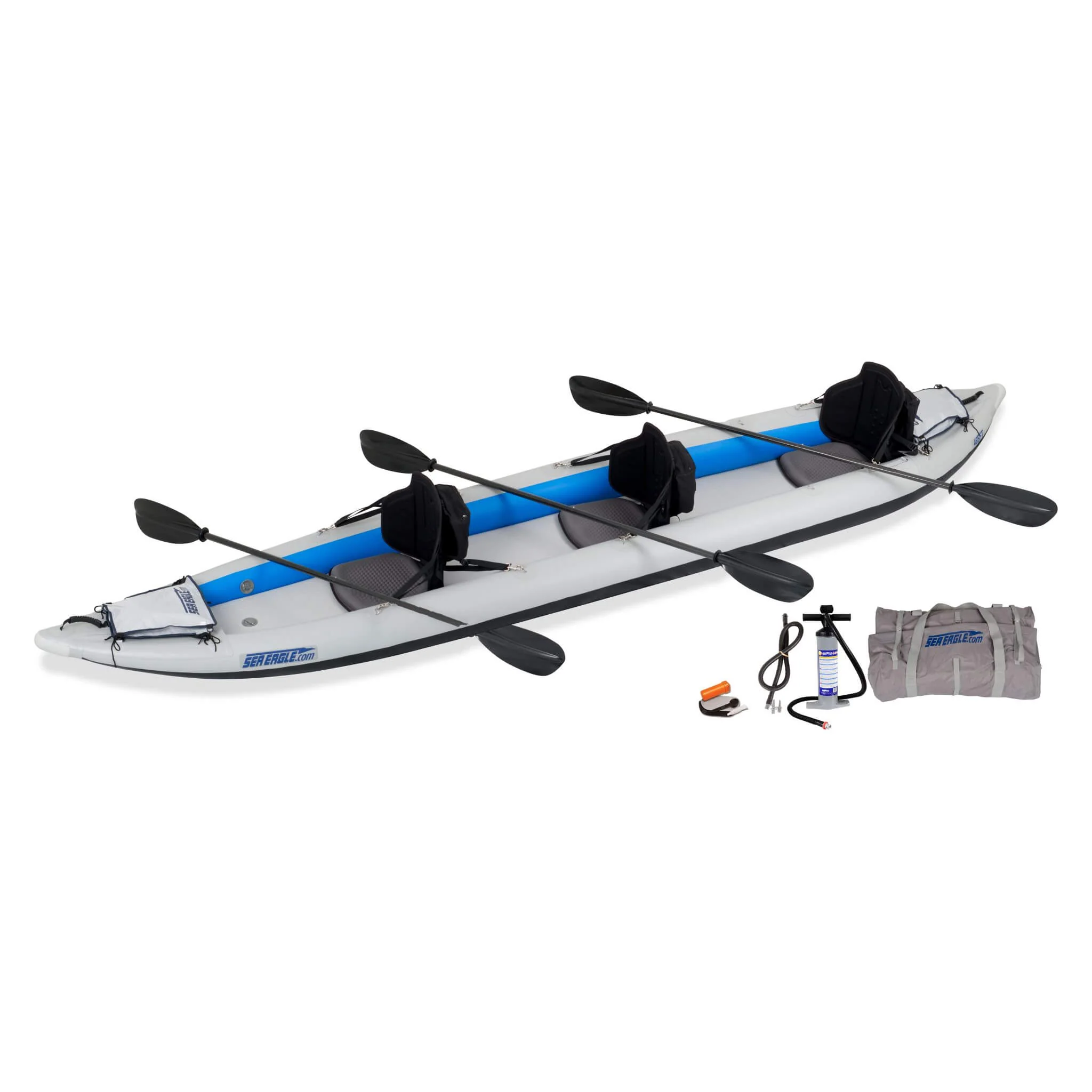 Sea Eagle 465FT FastTrack 3-Person UltraLight Weight Inflatable Kayak, 15FT [465FTK] (SAK96507) - Image 15
