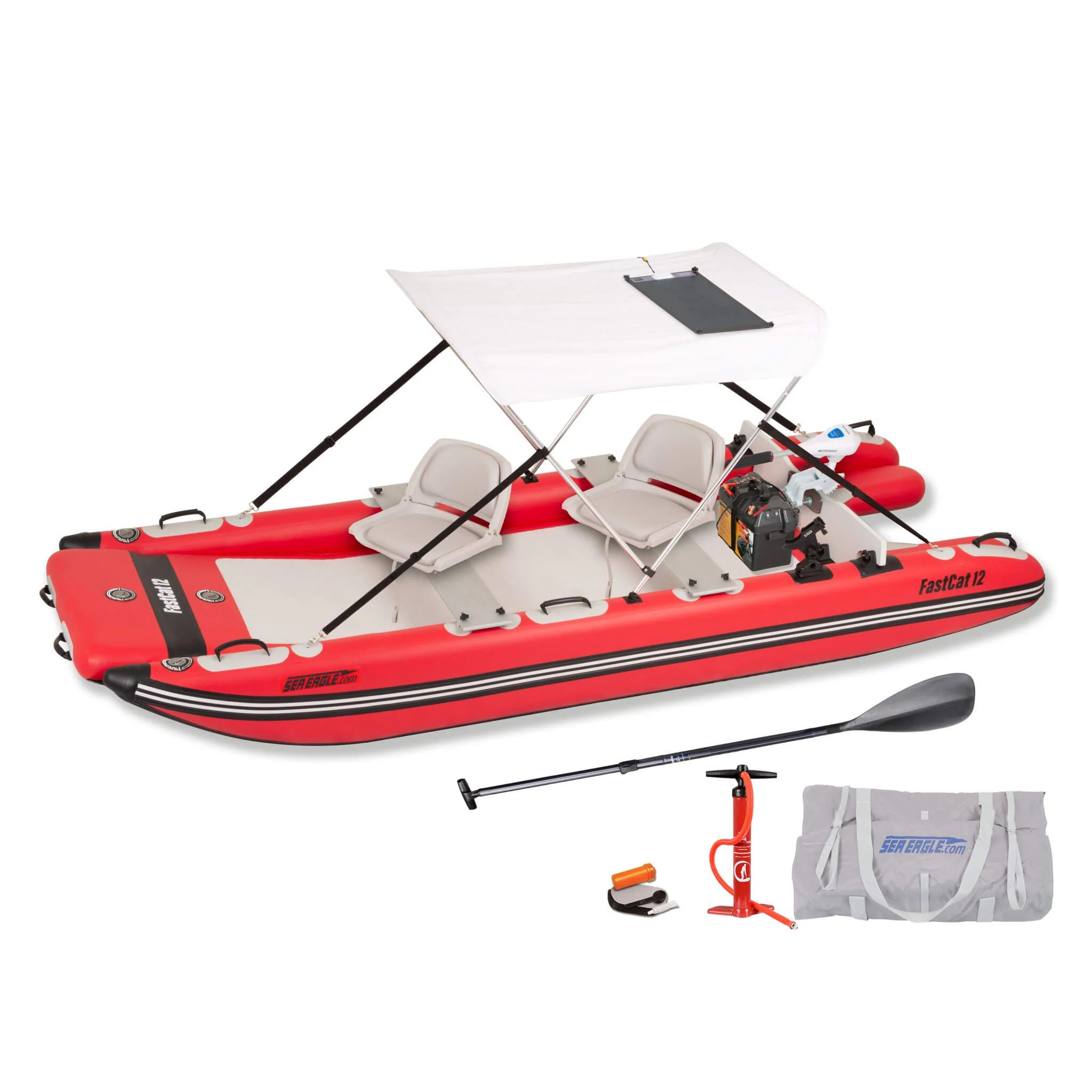Sea Eagle Boats FastCat12™ Catamaran Inflatable Boat, 13FT [FASTCAT12K] (SAK29684) - Image 13