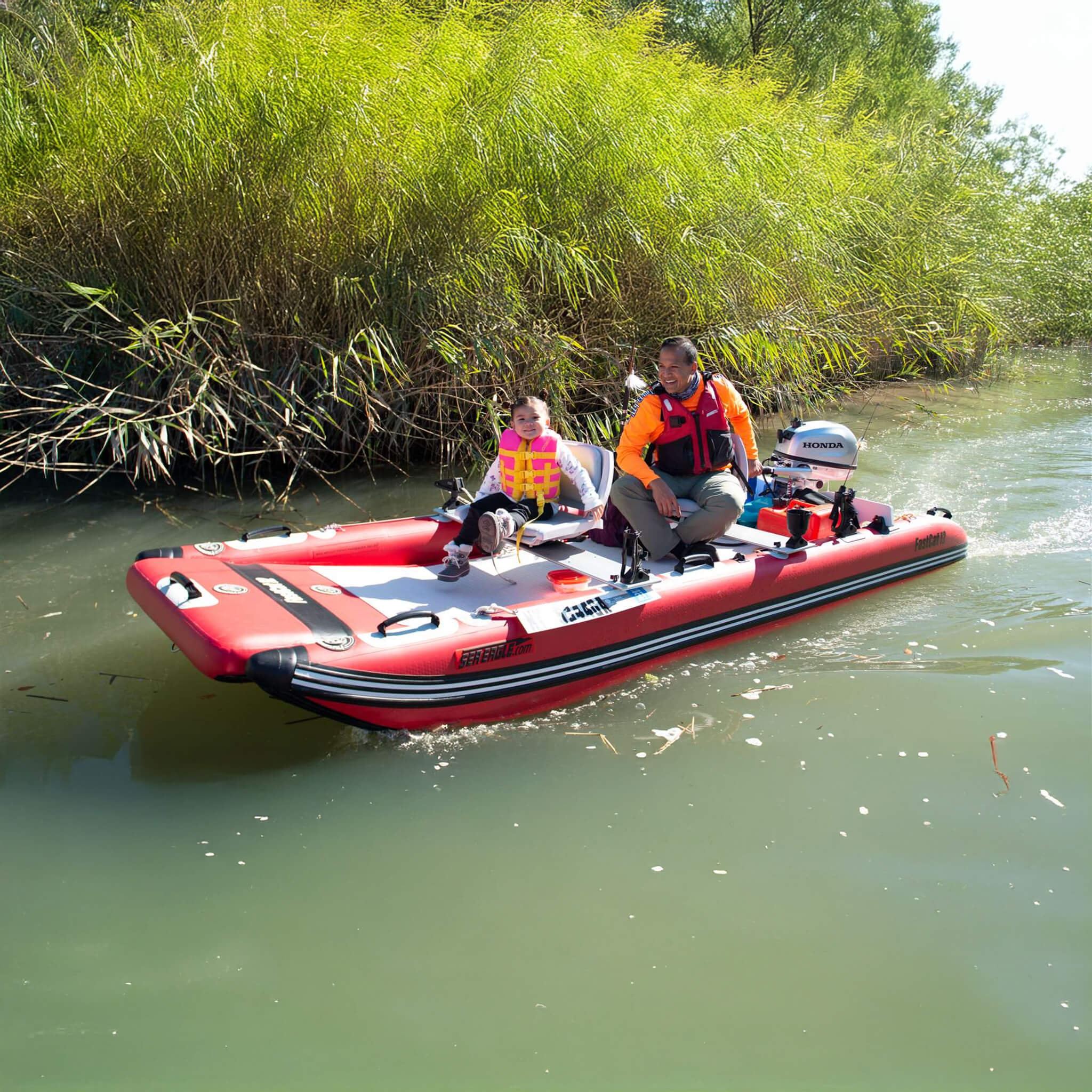 Sea Eagle Boats FastCat12™ Catamaran Inflatable Boat, 13FT [FASTCAT12K] (SAK29684) - Image 3