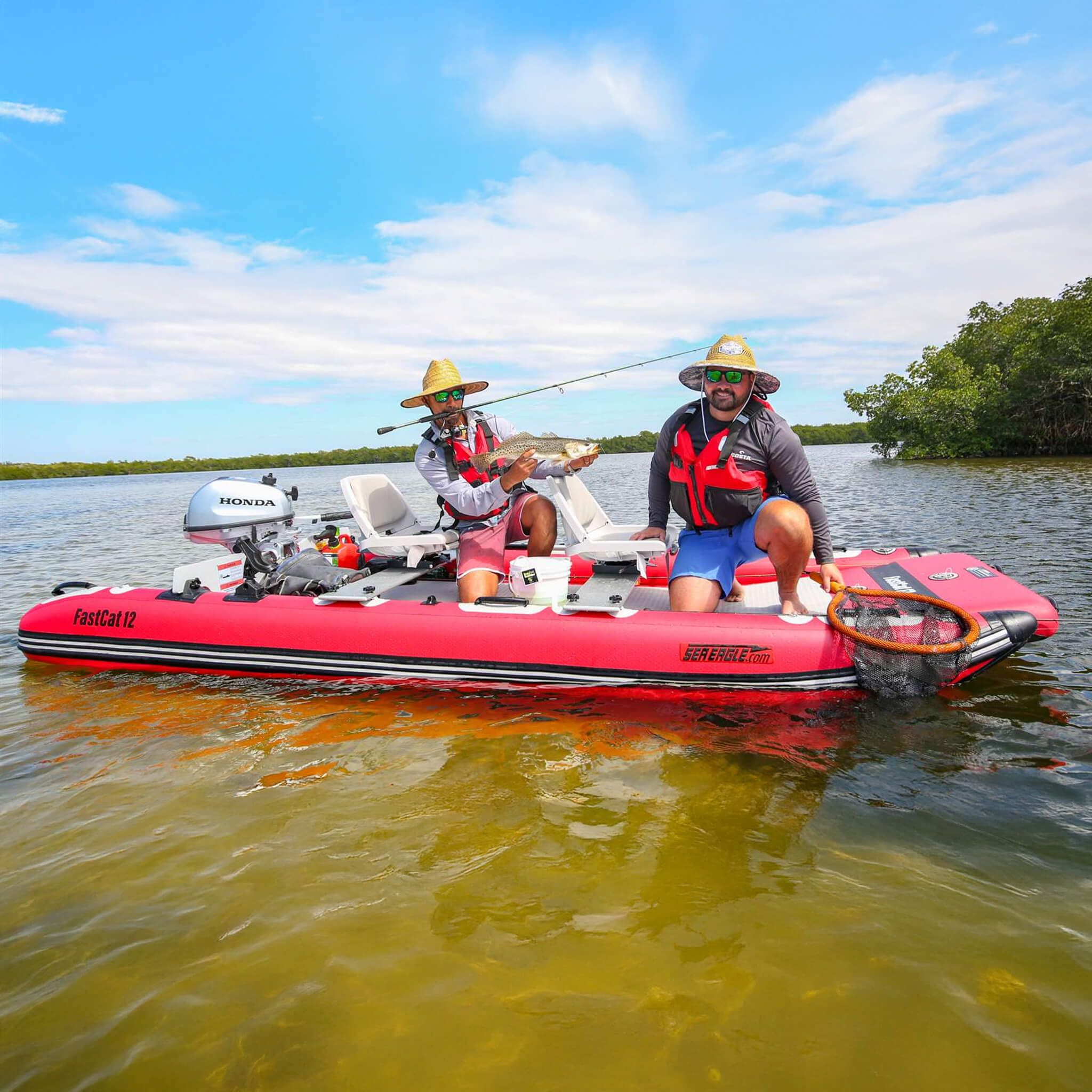 Sea Eagle Boats FastCat12™ Catamaran Inflatable Boat, 13FT [FASTCAT12K] (SAK29684) - Image 8