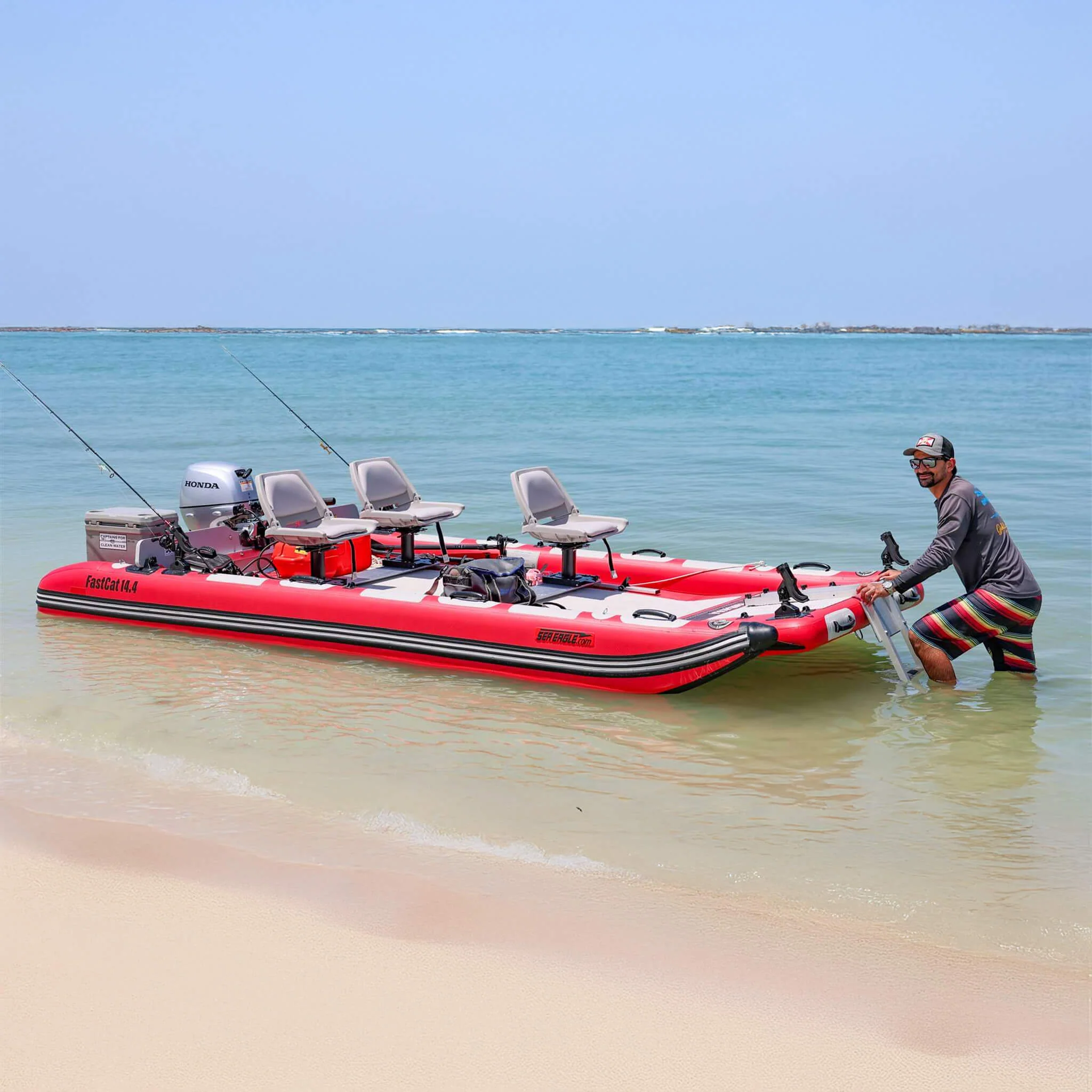 Sea Eagle Boats FastCat14™ Catamaran Inflatable Boat, 14FT [FASTCAT14K] (SAK43210) - Image 3