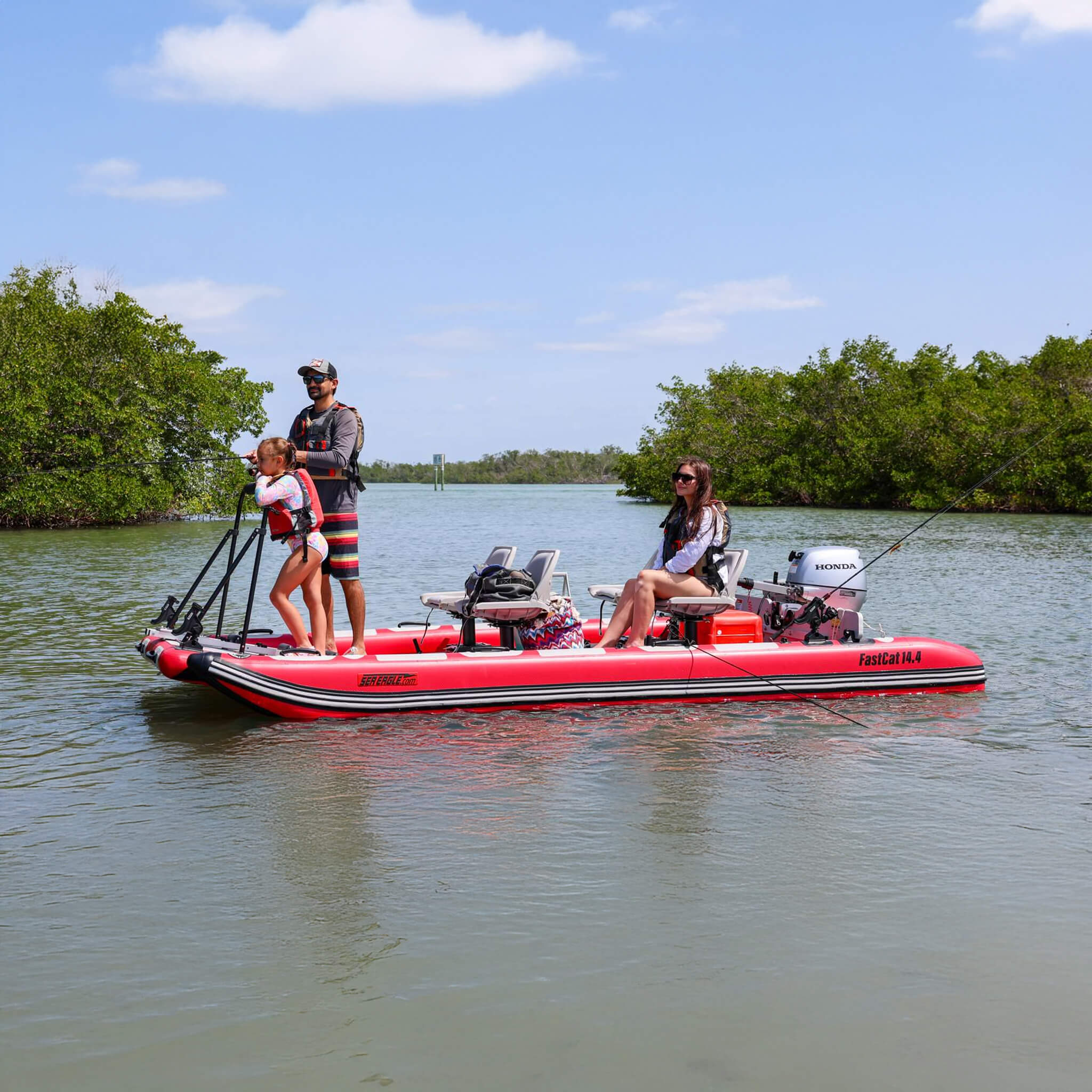 Sea Eagle Boats FastCat14™ Catamaran Inflatable Boat, 14FT [FASTCAT14K] (SAK43210) - Image 5