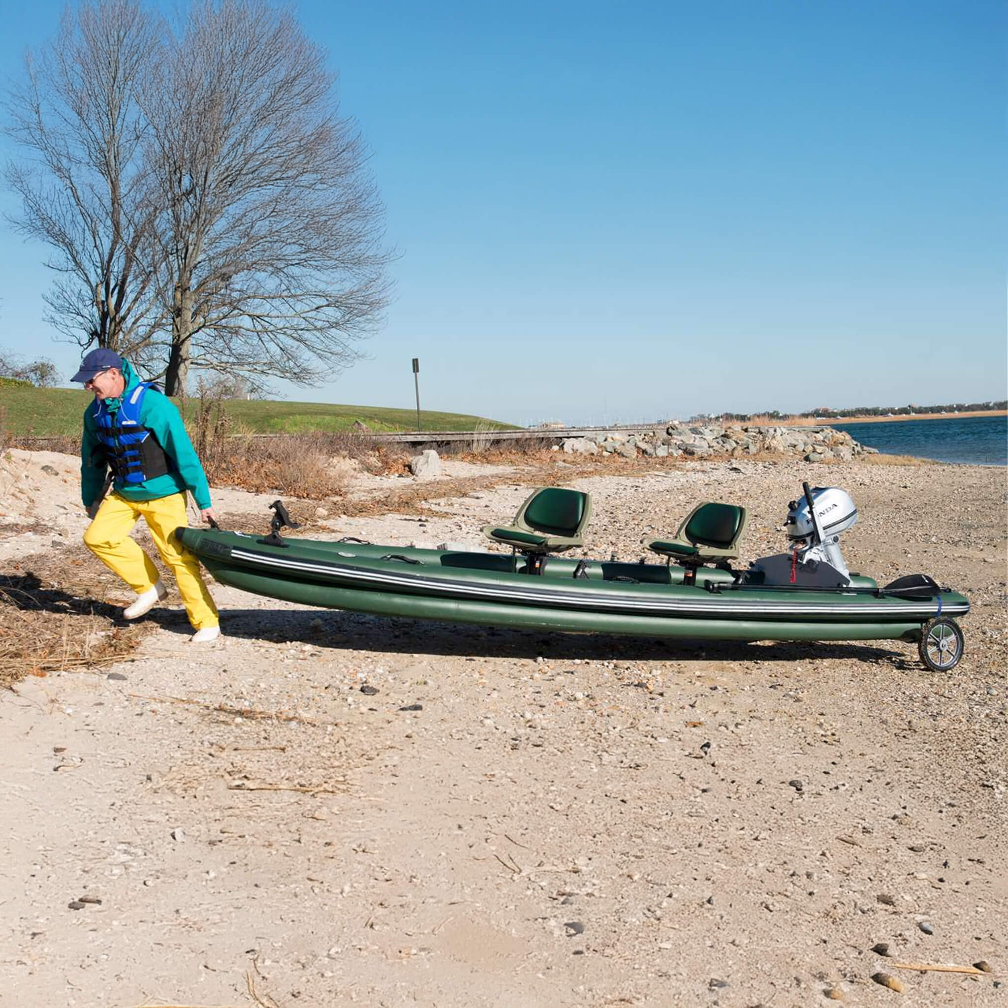 Sea Eagle Boats FSK16 FishSkiff™ Inflatable Fishing Boat, 16FT [FSK16K] (SAK57351) - Image 3