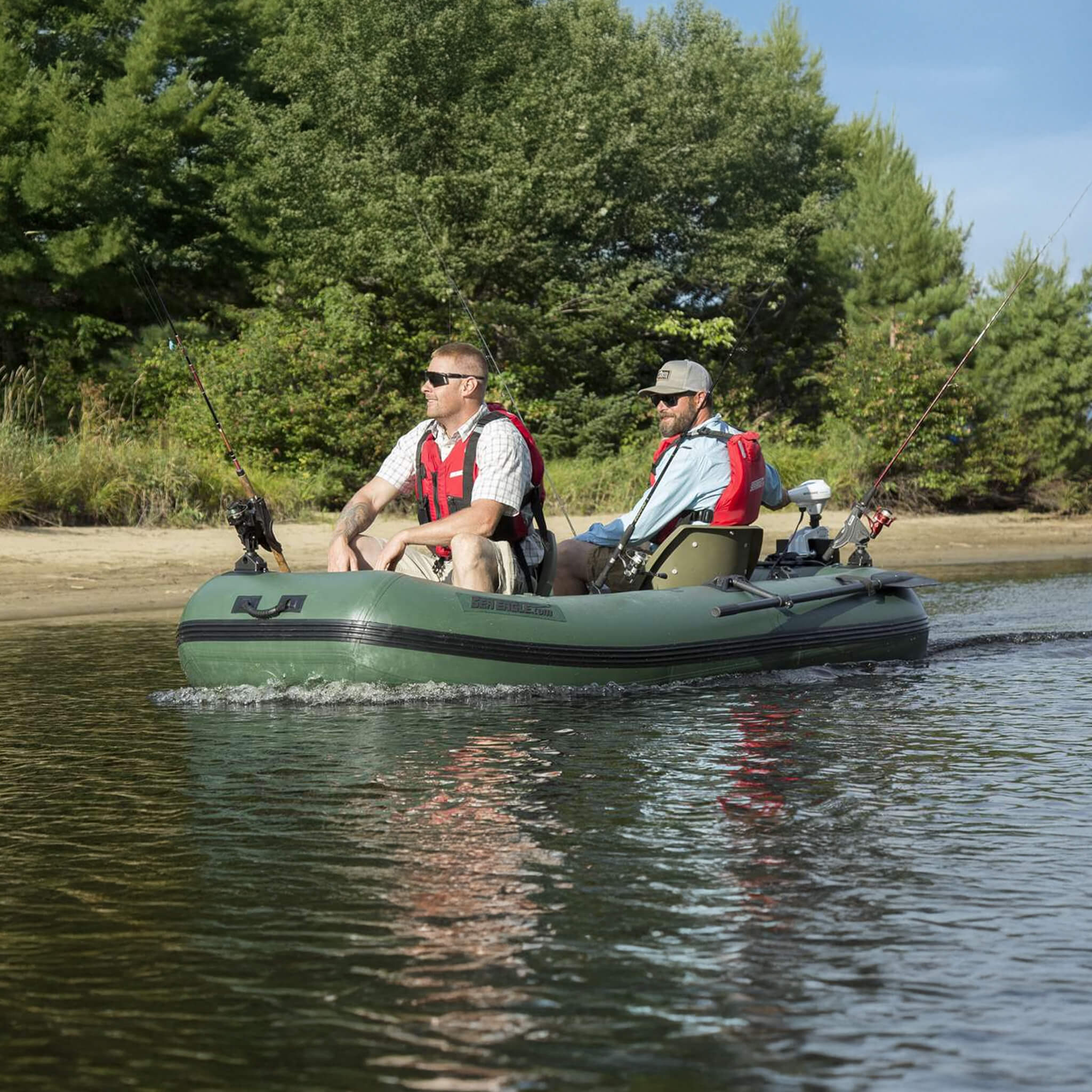 Sea Eagle STS10 Stealth Stalker Frameless Inflatable Fishing Boat, 10FT [STS10K] (SAK59314) - Image 16