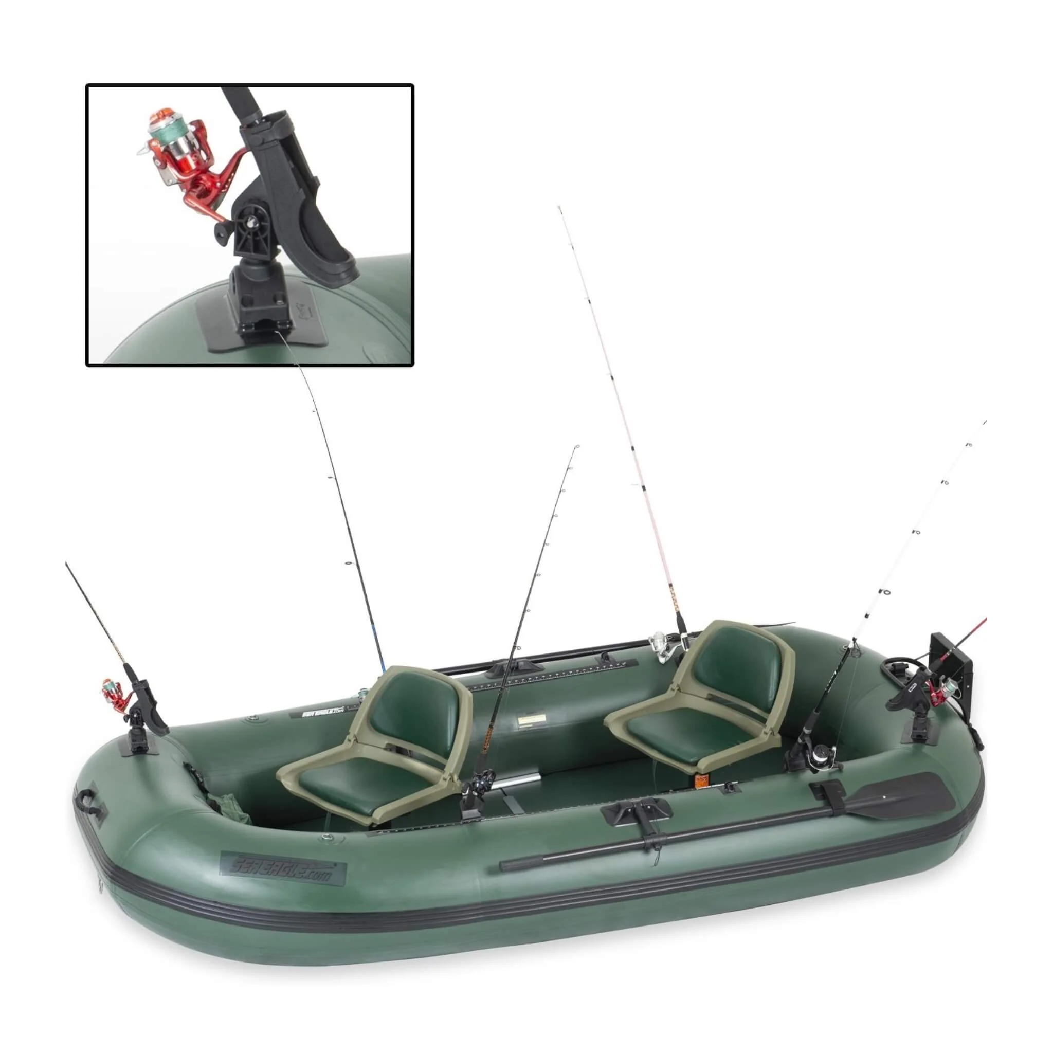 Sea Eagle STS10 Stealth Stalker Frameless Inflatable Fishing Boat, 10FT [STS10K] (SAK59314) - Image 17