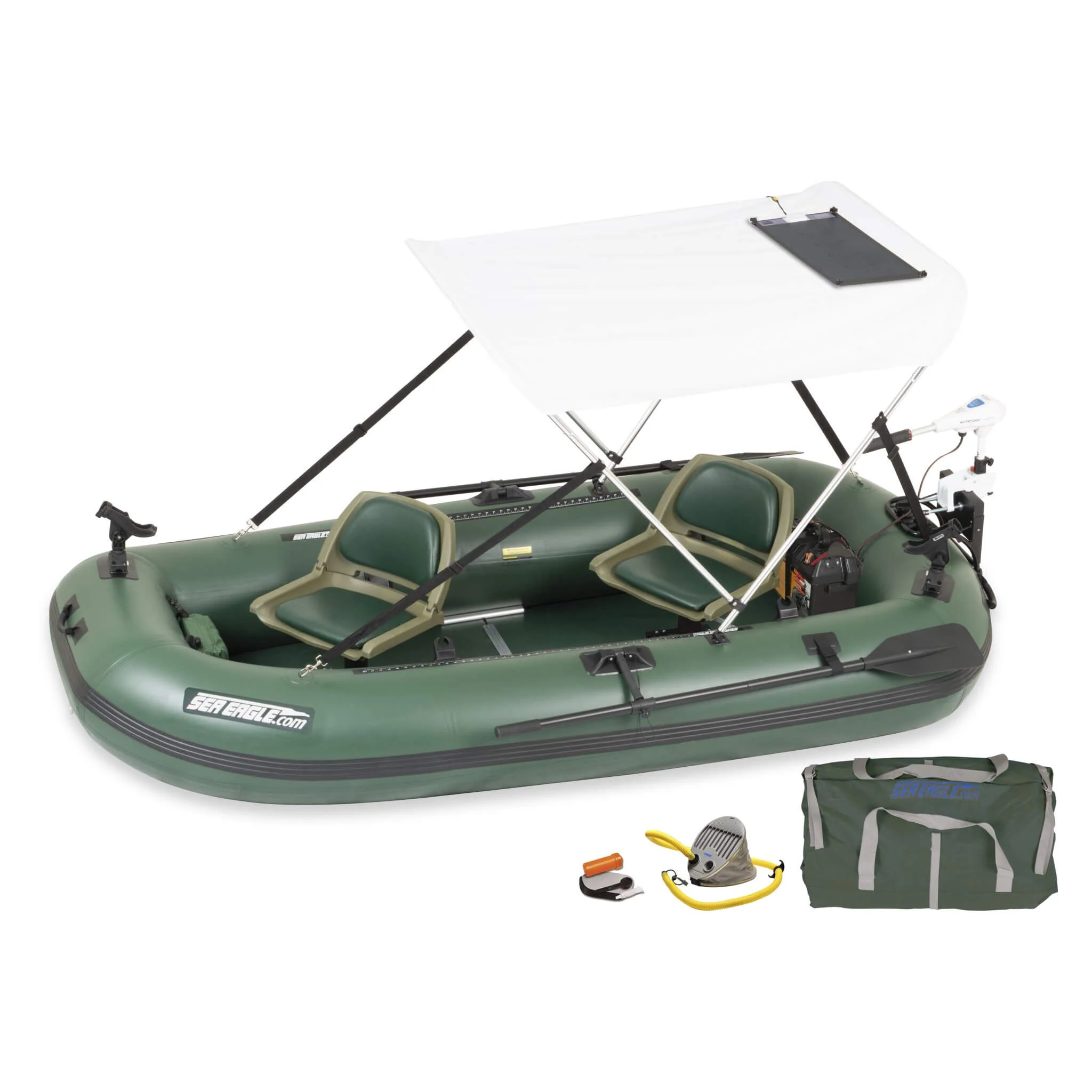 Sea Eagle STS10 Stealth Stalker Frameless Inflatable Fishing Boat, 10FT [STS10K] (SAK59314) - Image 22