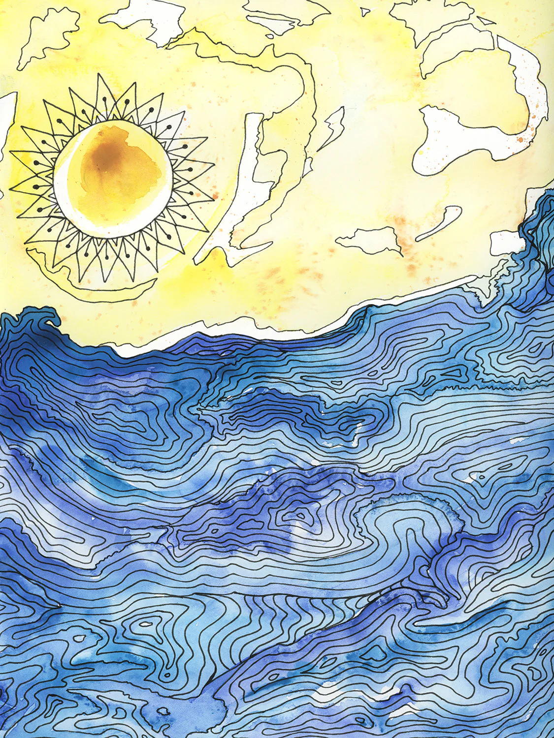 Sea -  Open Edition Canvas Print - Image 3