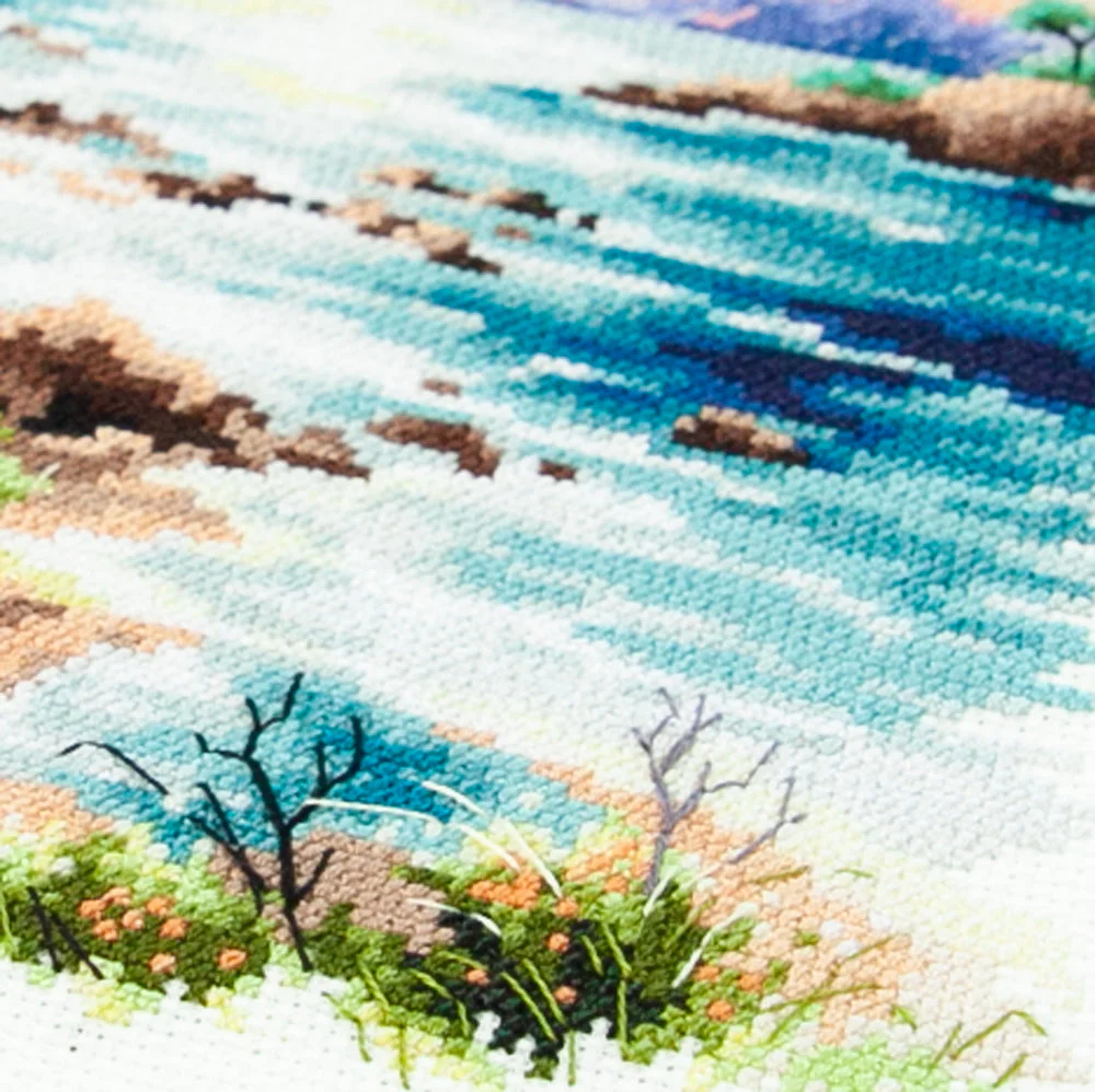 Sea Sunset 70-16 Counted Cross-Stitch Kit - Image 11